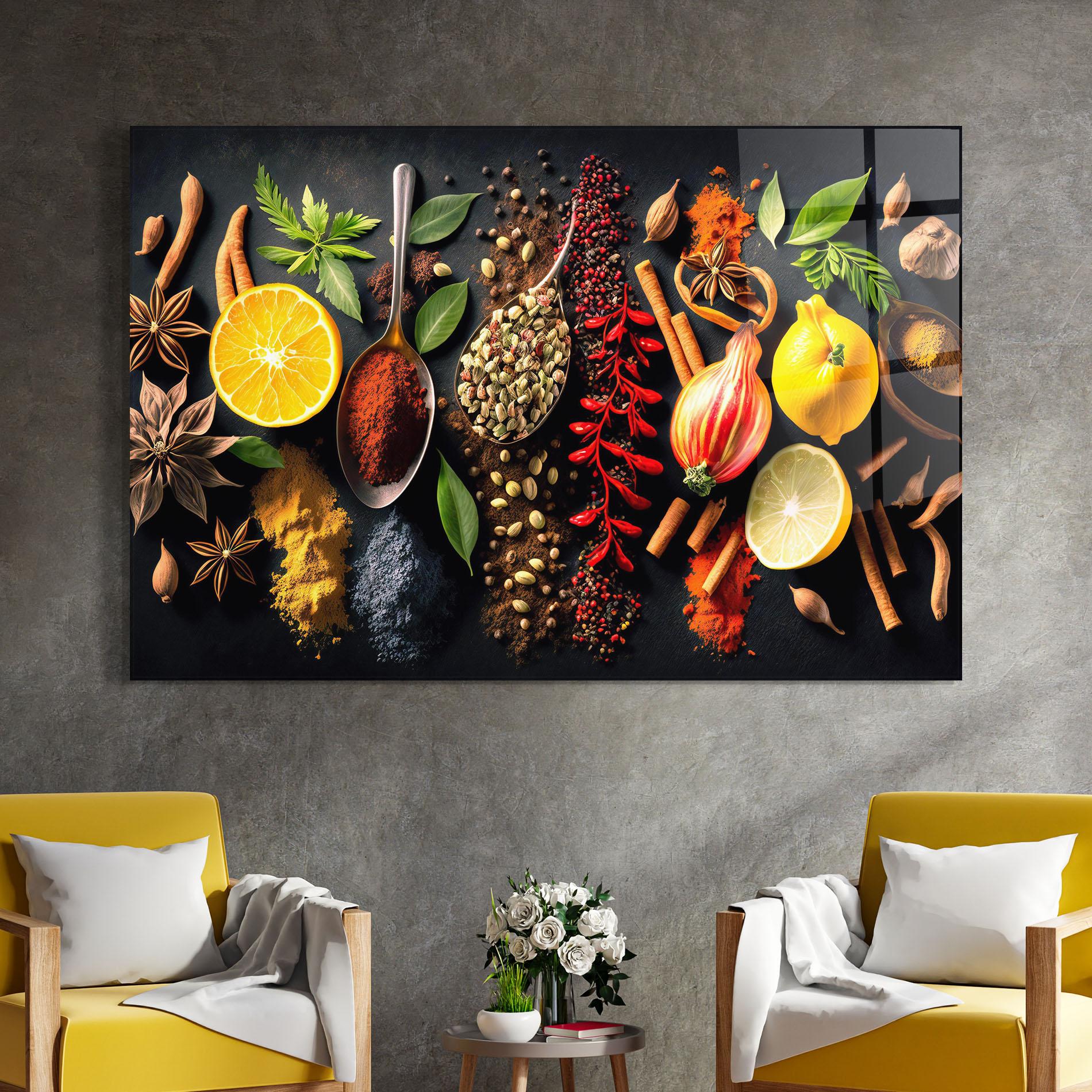 Obraz na Szkle Closeup Pices mockup 4