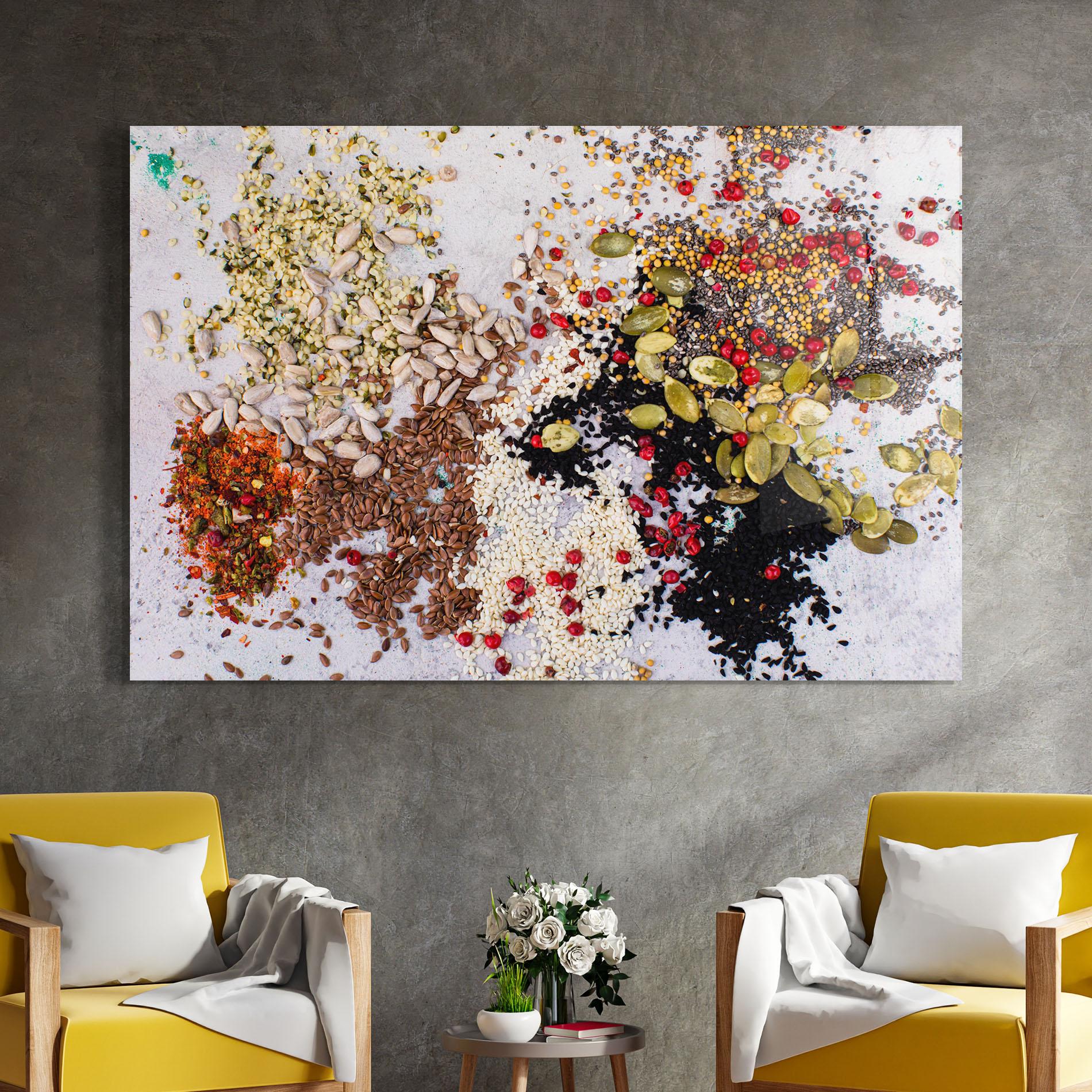 Obraz na Szkle Different Seeds mockup 4