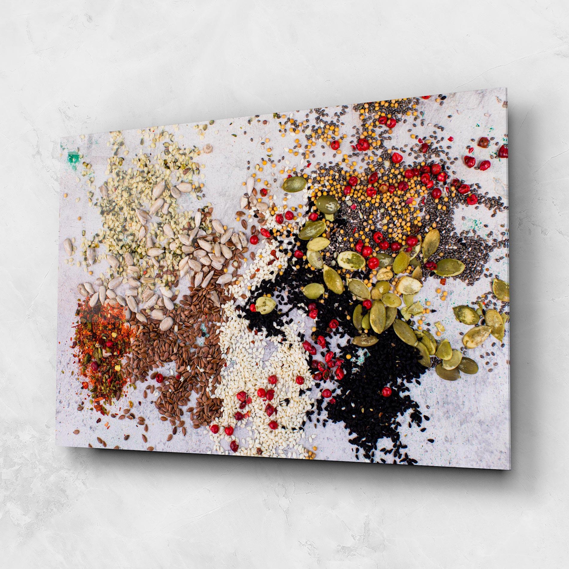 Obraz na Szkle Different Seeds mockup 1