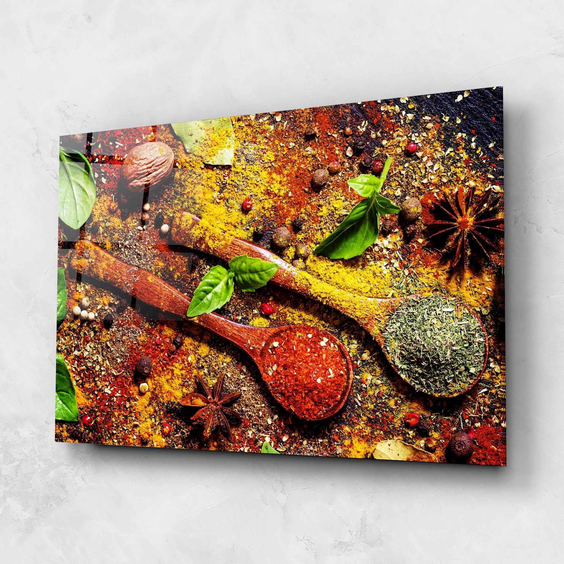 Obraz na Szkle Dried Herbs mockup 1