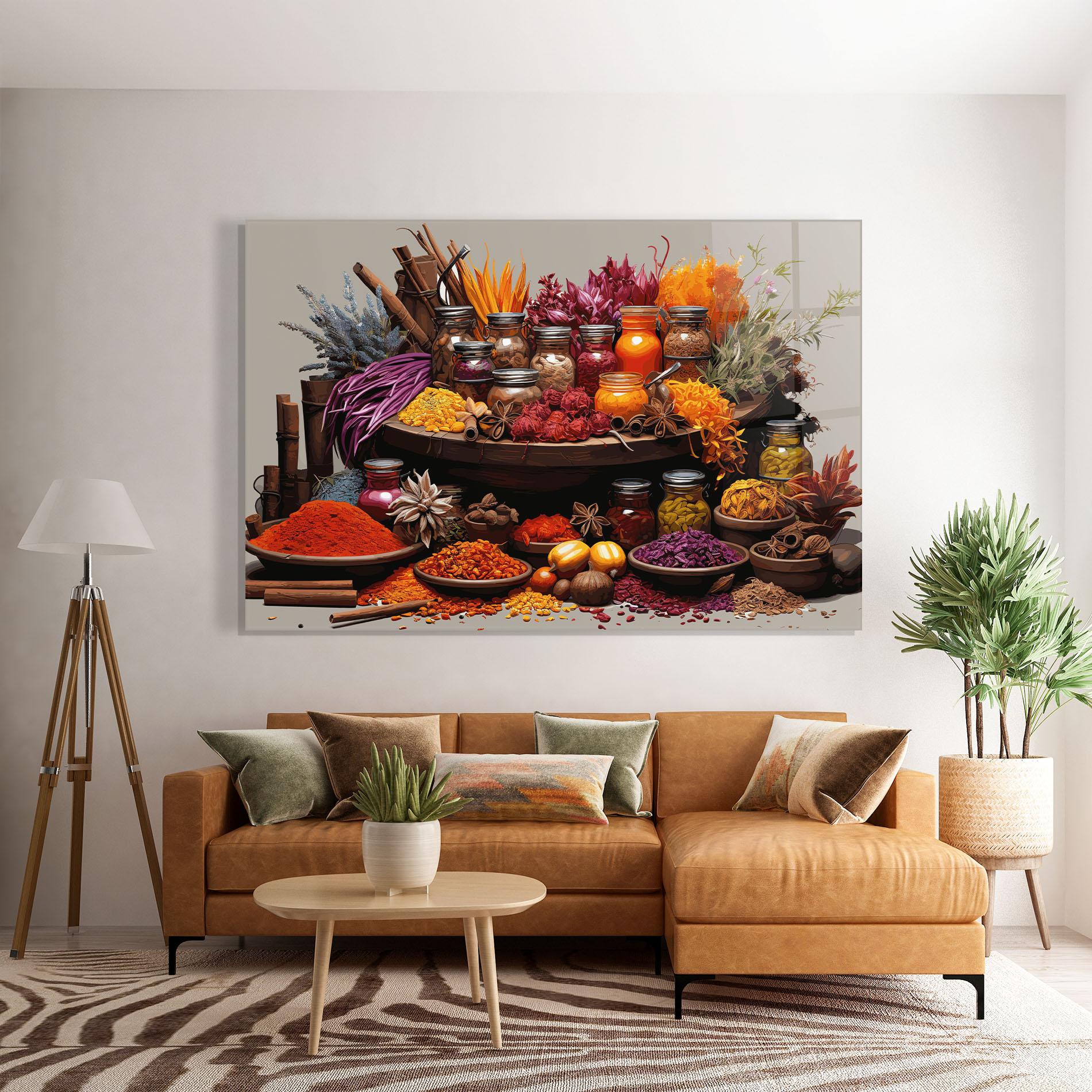 Obraz na Szkle Autumn Seasoning mockup 7