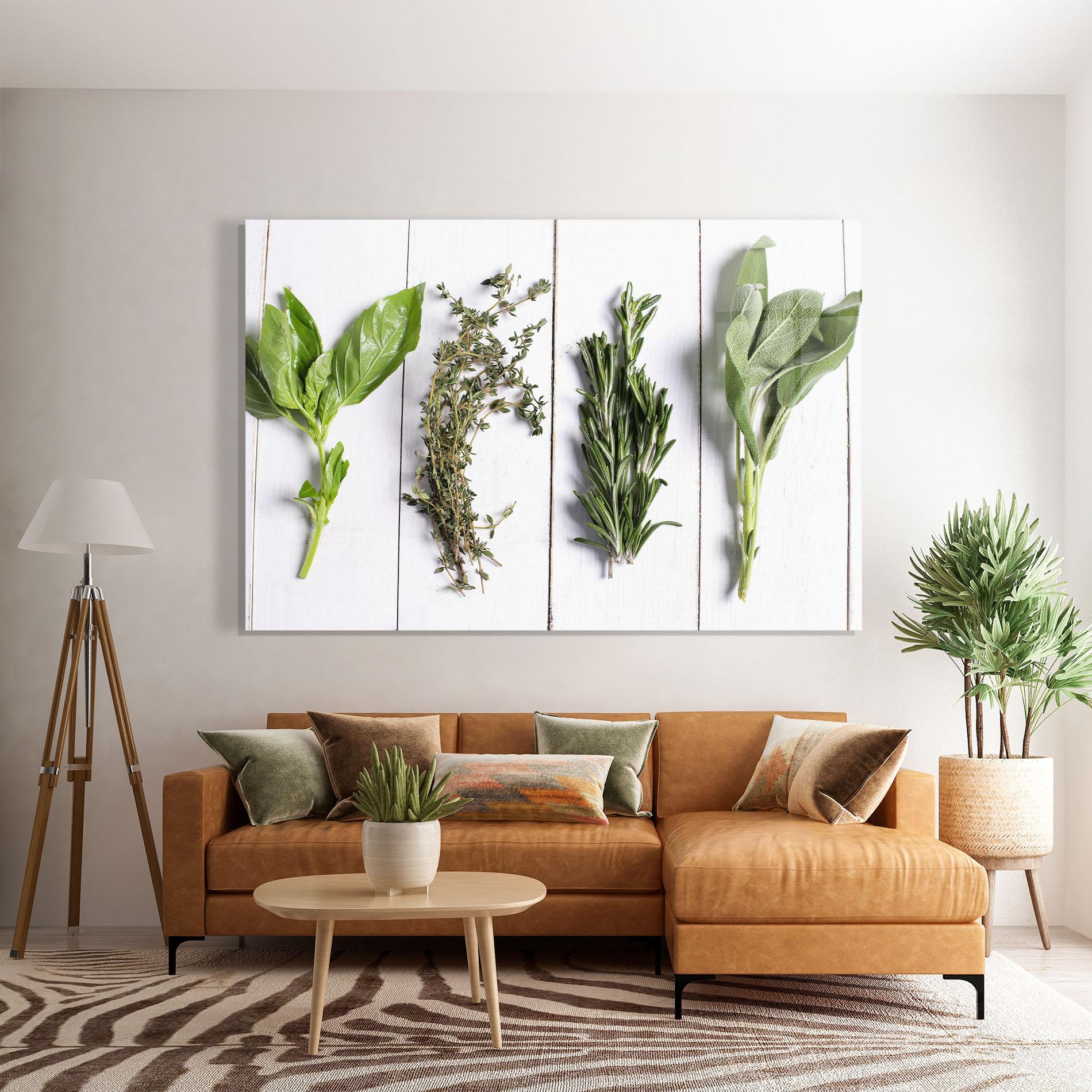 Obraz na Szkle Different Herbs mockup 7