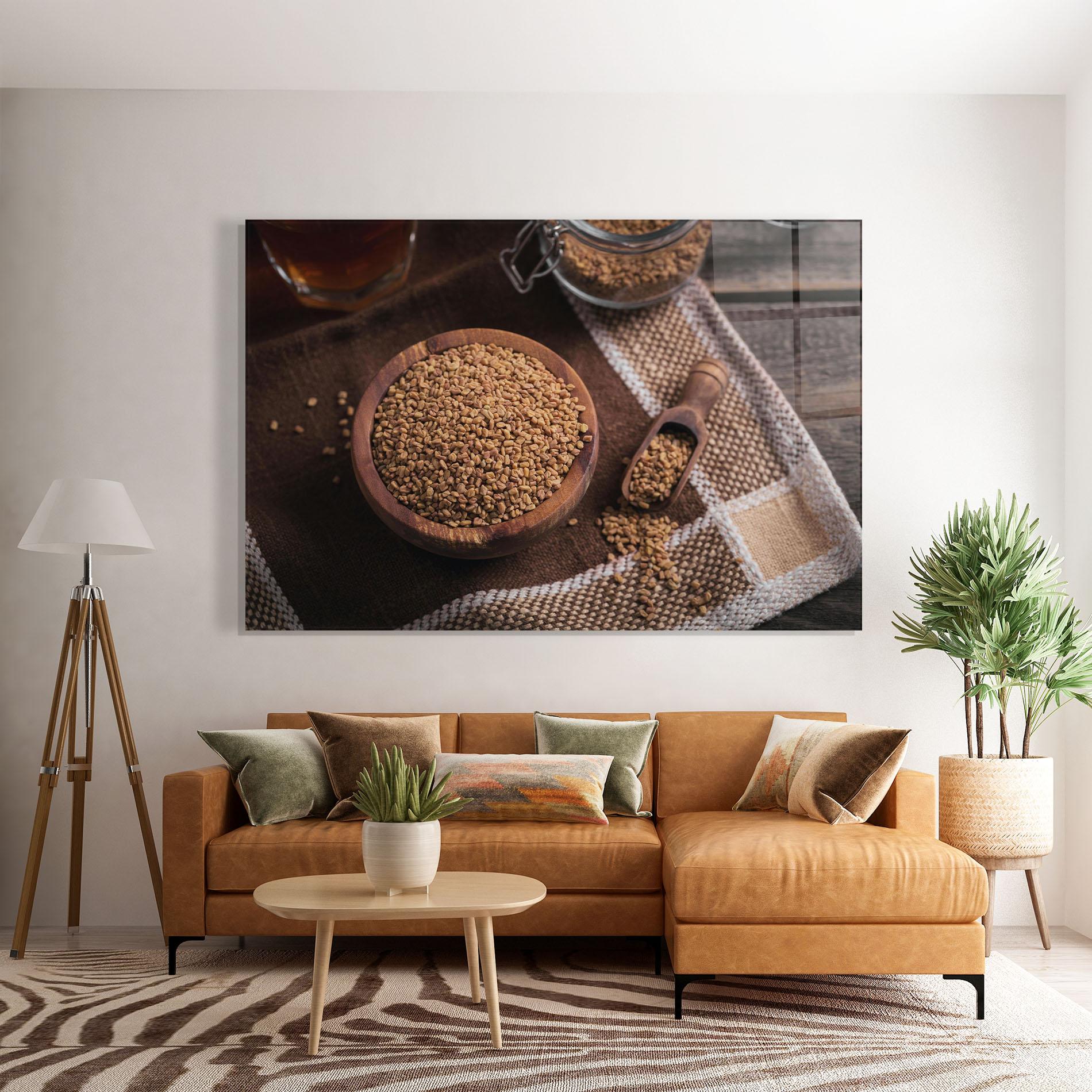 Obraz na Szkle Dry Seeds mockup 7