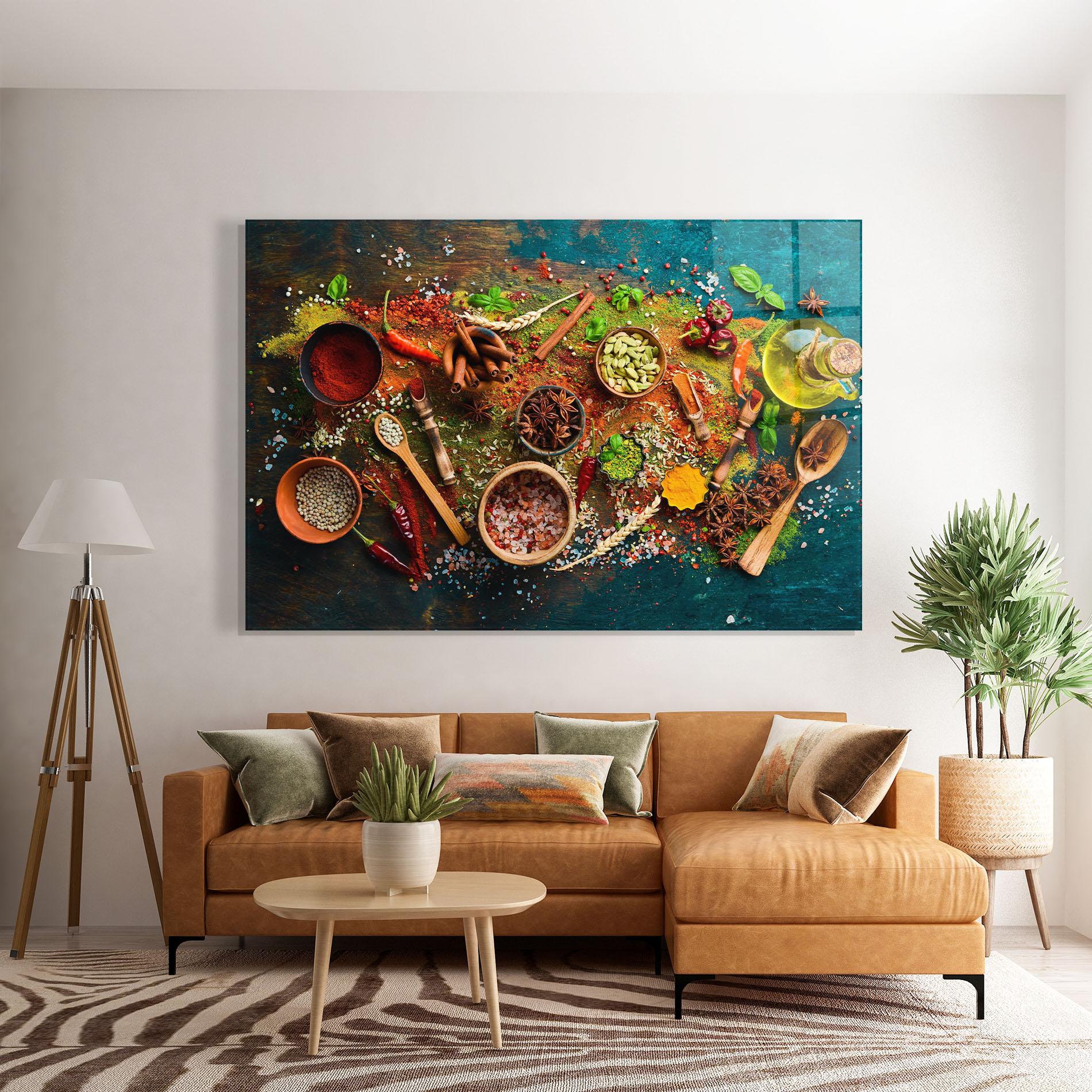 Obraz na Szkle Seasonings Mix mockup 7