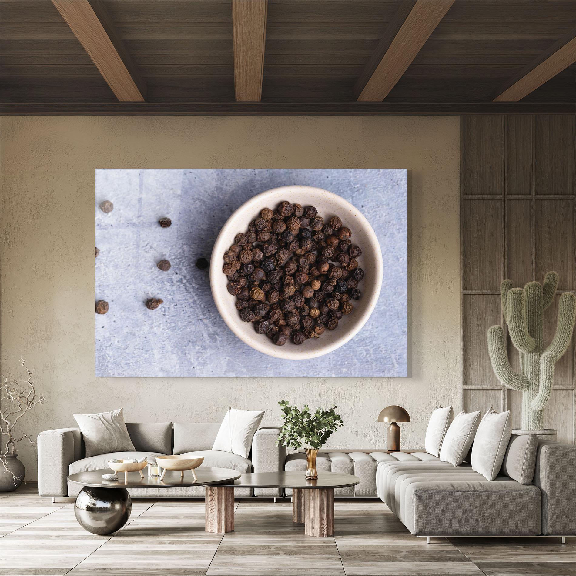 Obraz na Szkle Black Pepper mockup 8