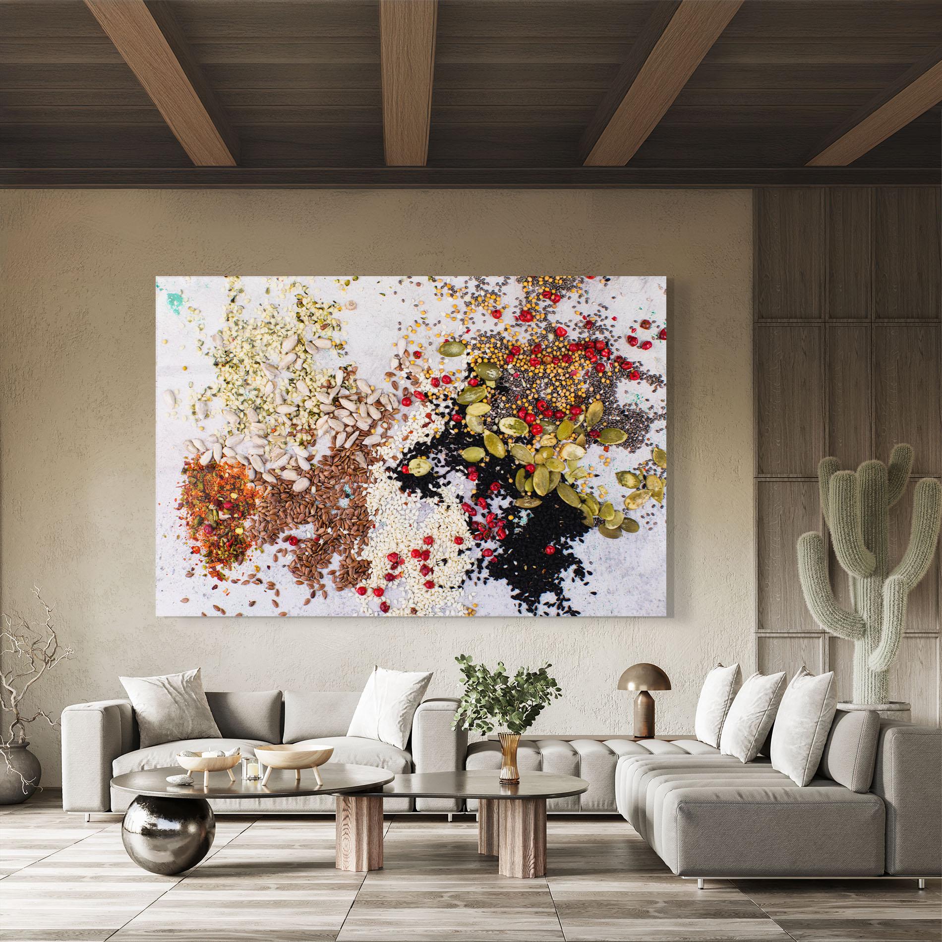 Obraz na Szkle Different Seeds mockup 8