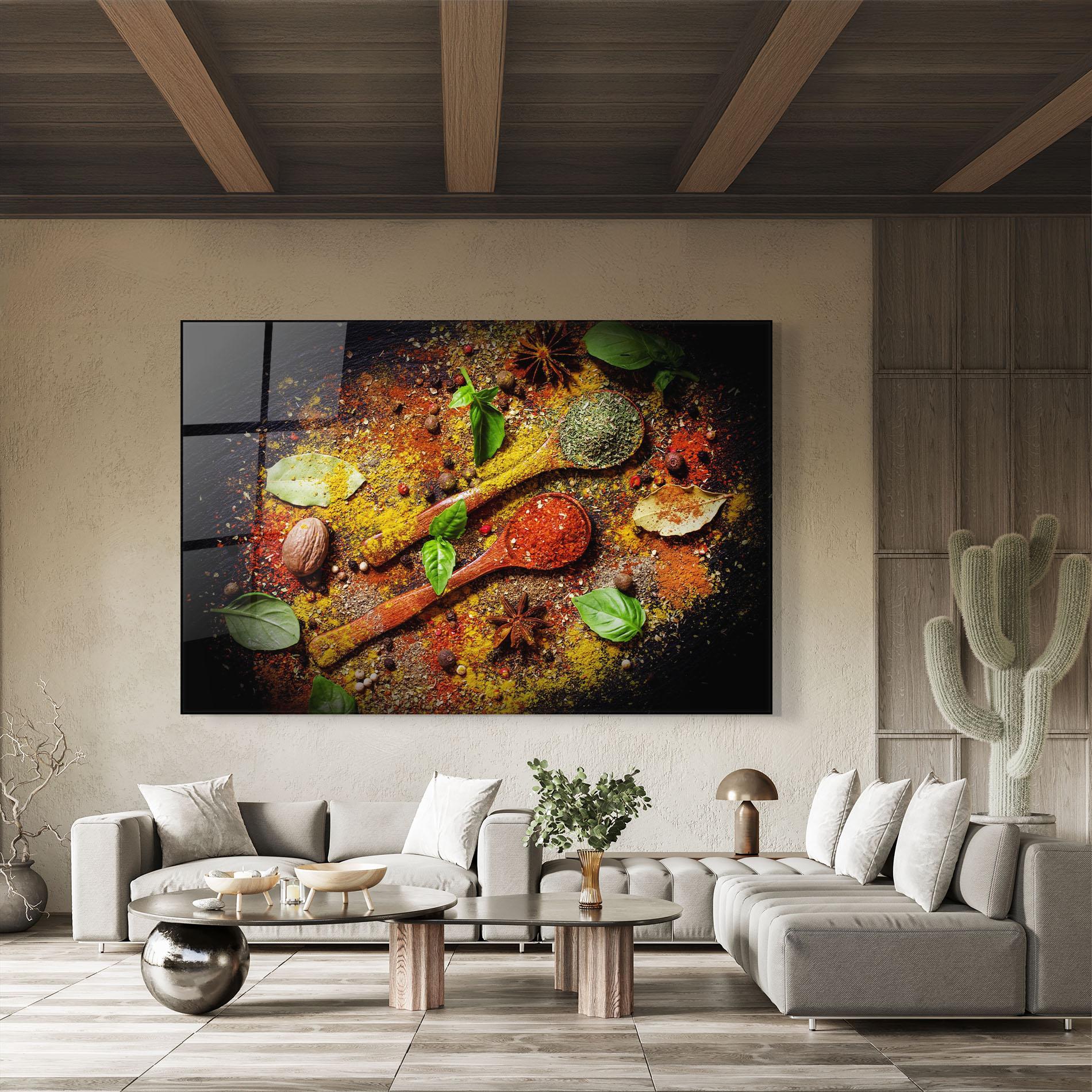 Obraz na Szkle Oriental Spices mockup 8