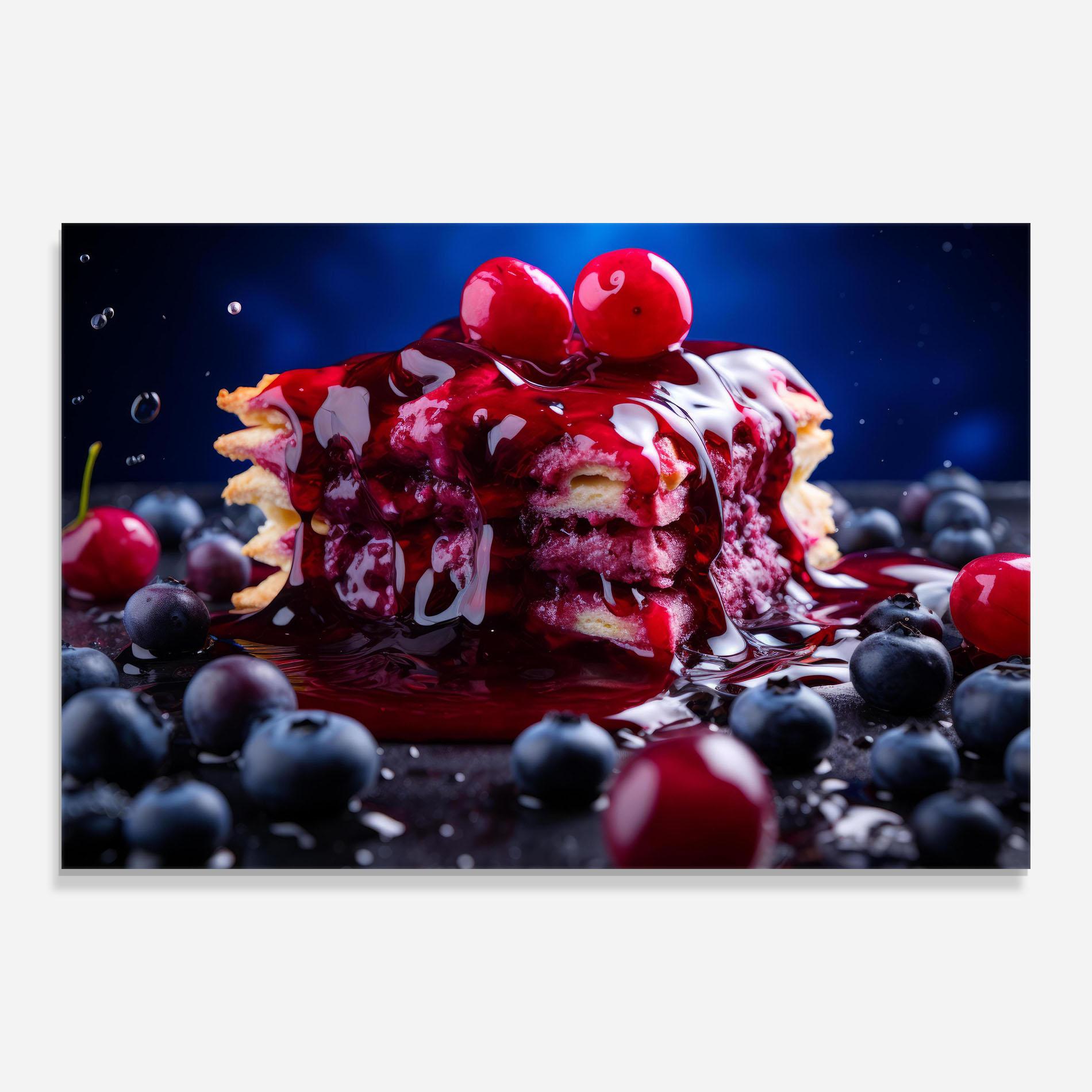 Obraz na Szkle Blueberry Syrup mockup 0