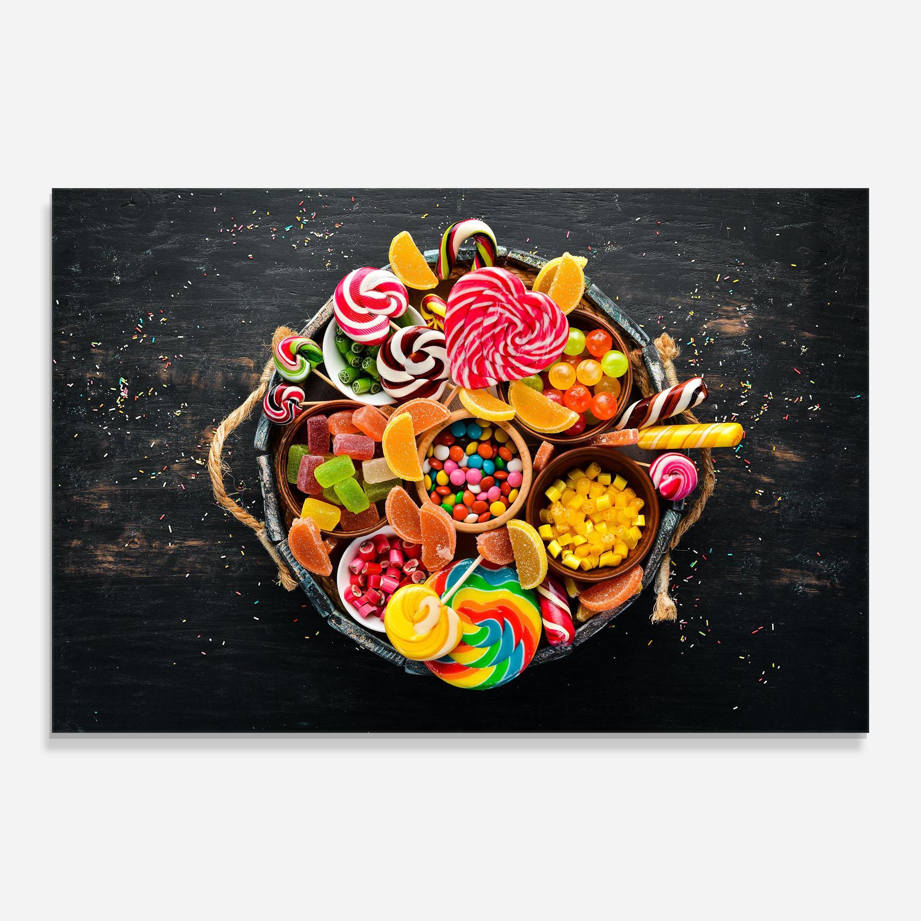 Obraz na Szkle Colorful Sweets mockup 0
