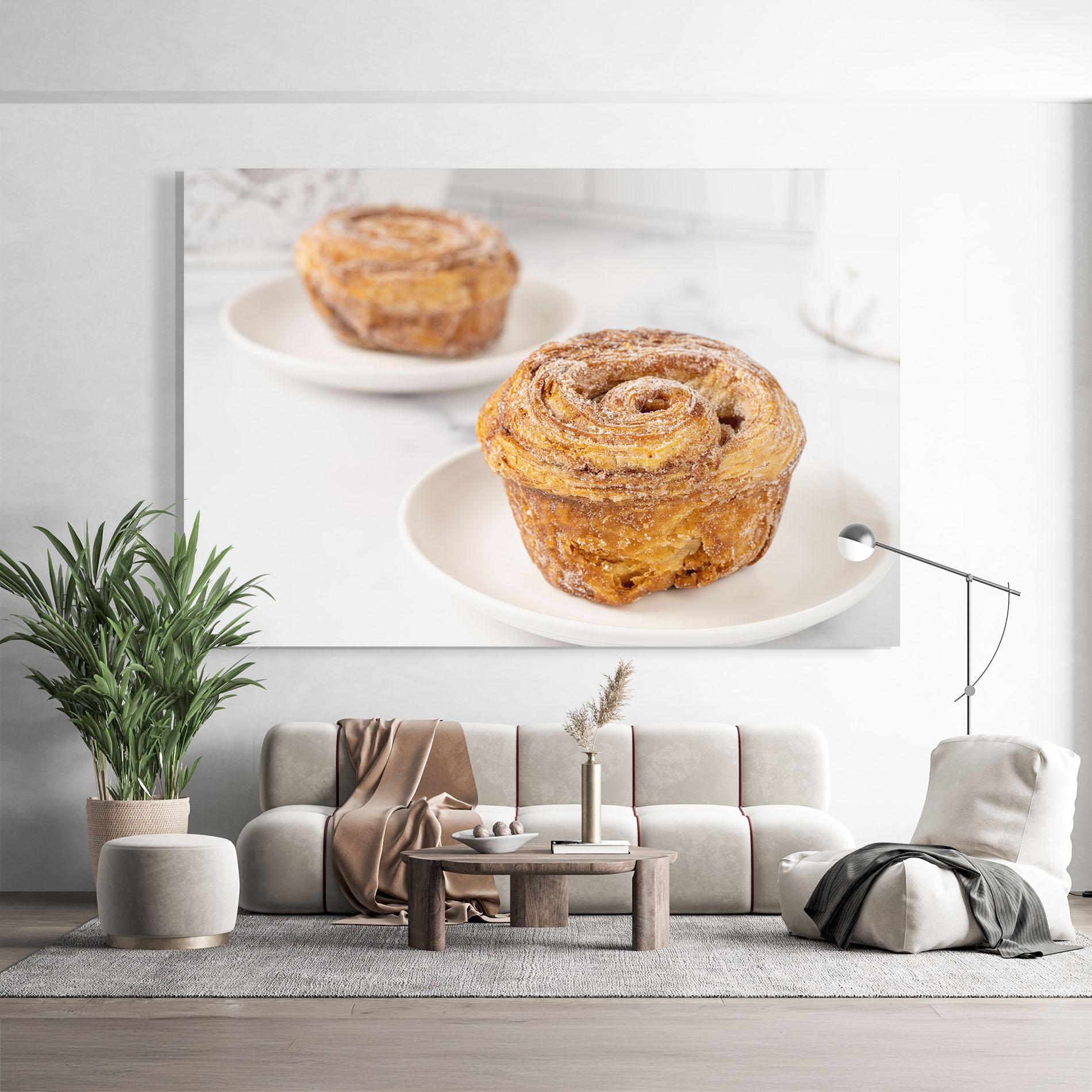 Obraz na Szkle Cinnamon Roll mockup 9