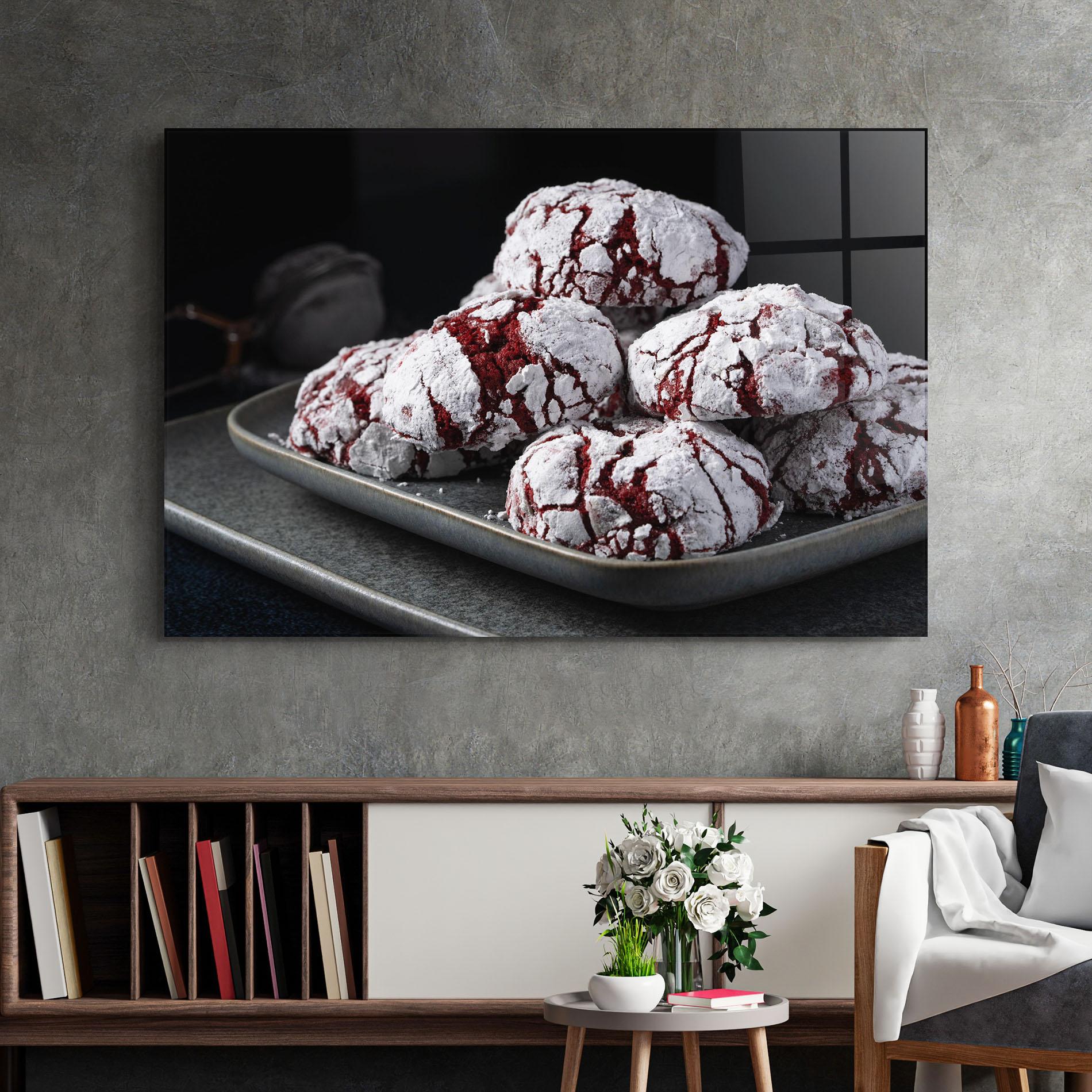 Obraz na Szkle Cherry Cookie mockup 2