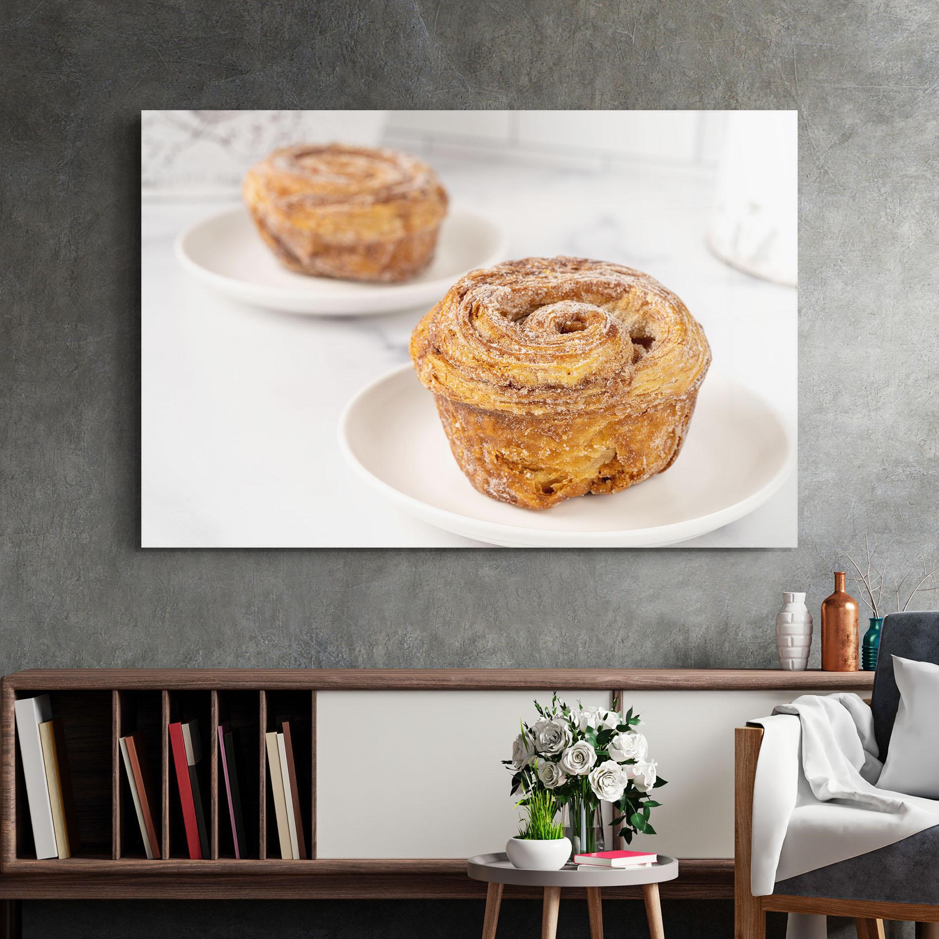 Obraz na Szkle Cinnamon Roll mockup 2