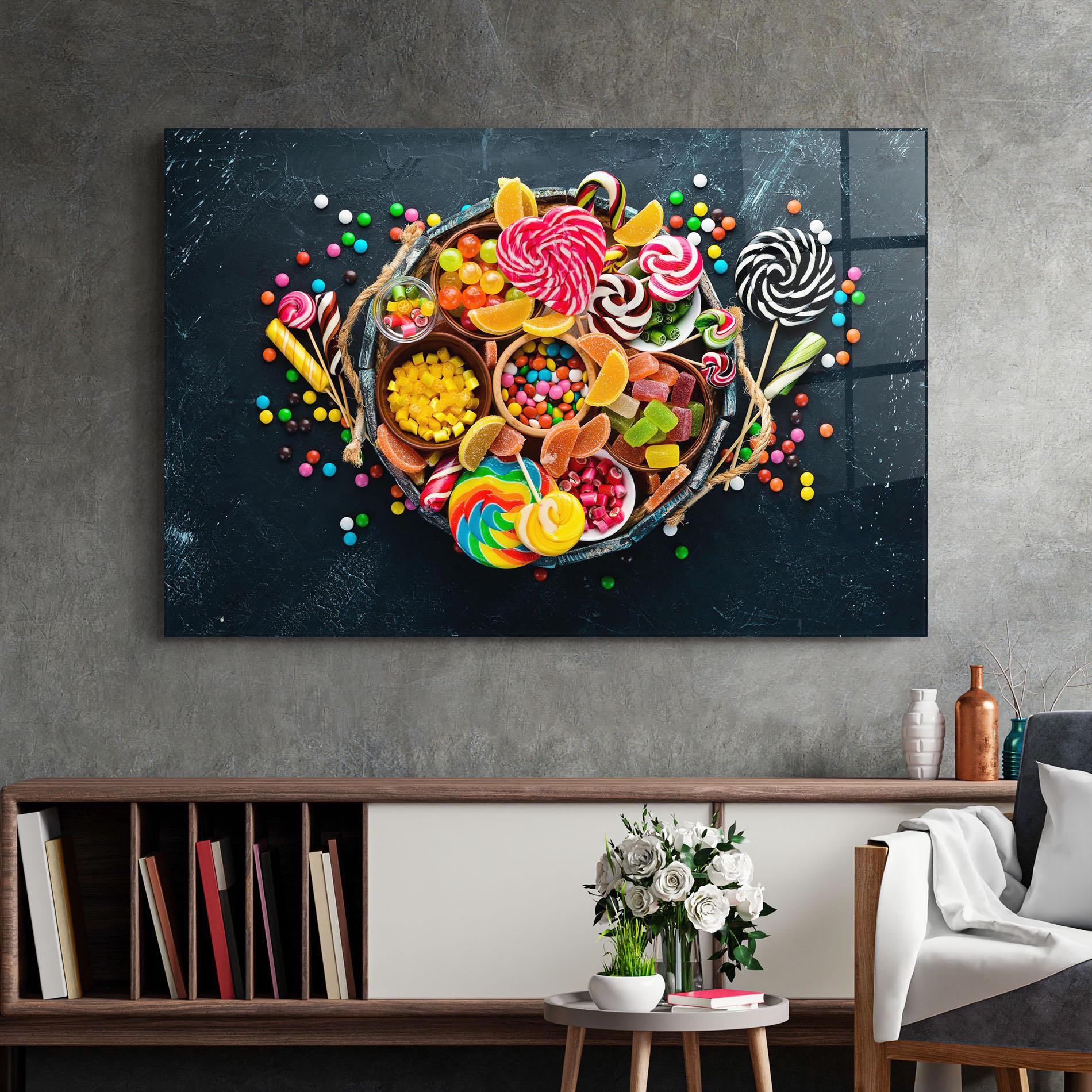 Obraz na Szkle Colorful Jelly mockup 2