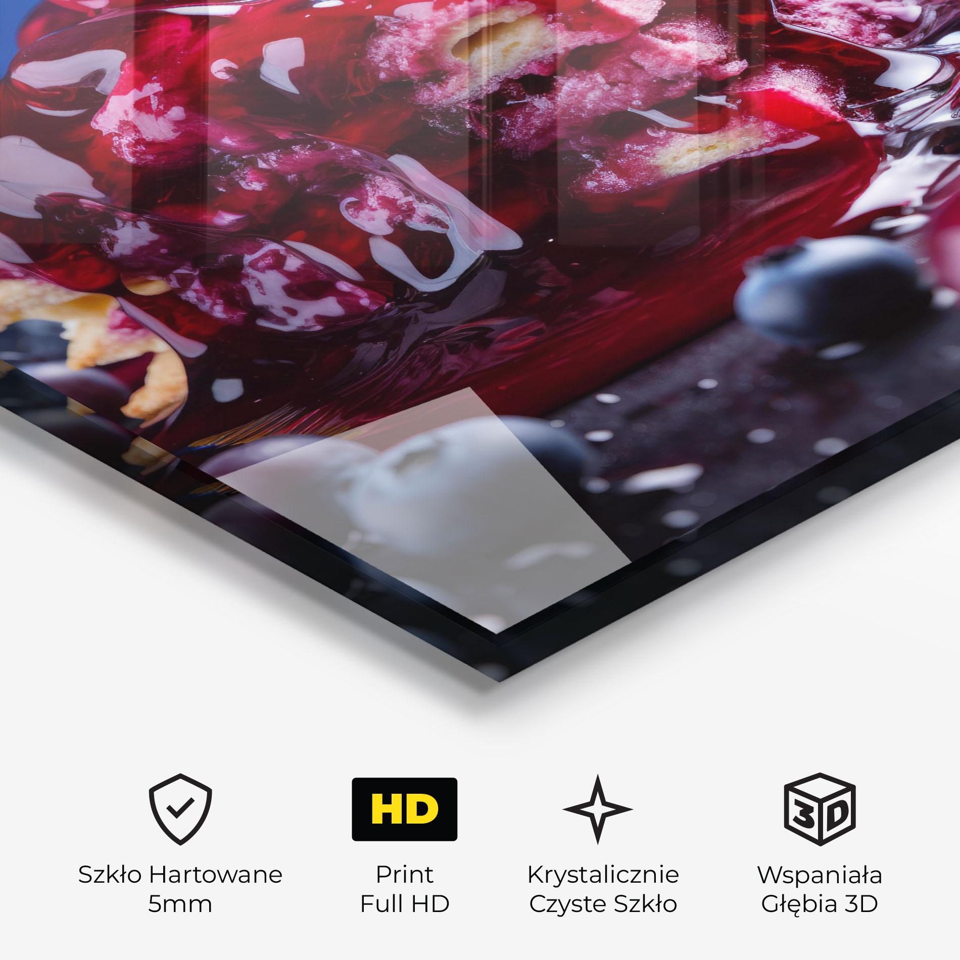 Obraz na Szkle Blueberry Syrup mockup 3