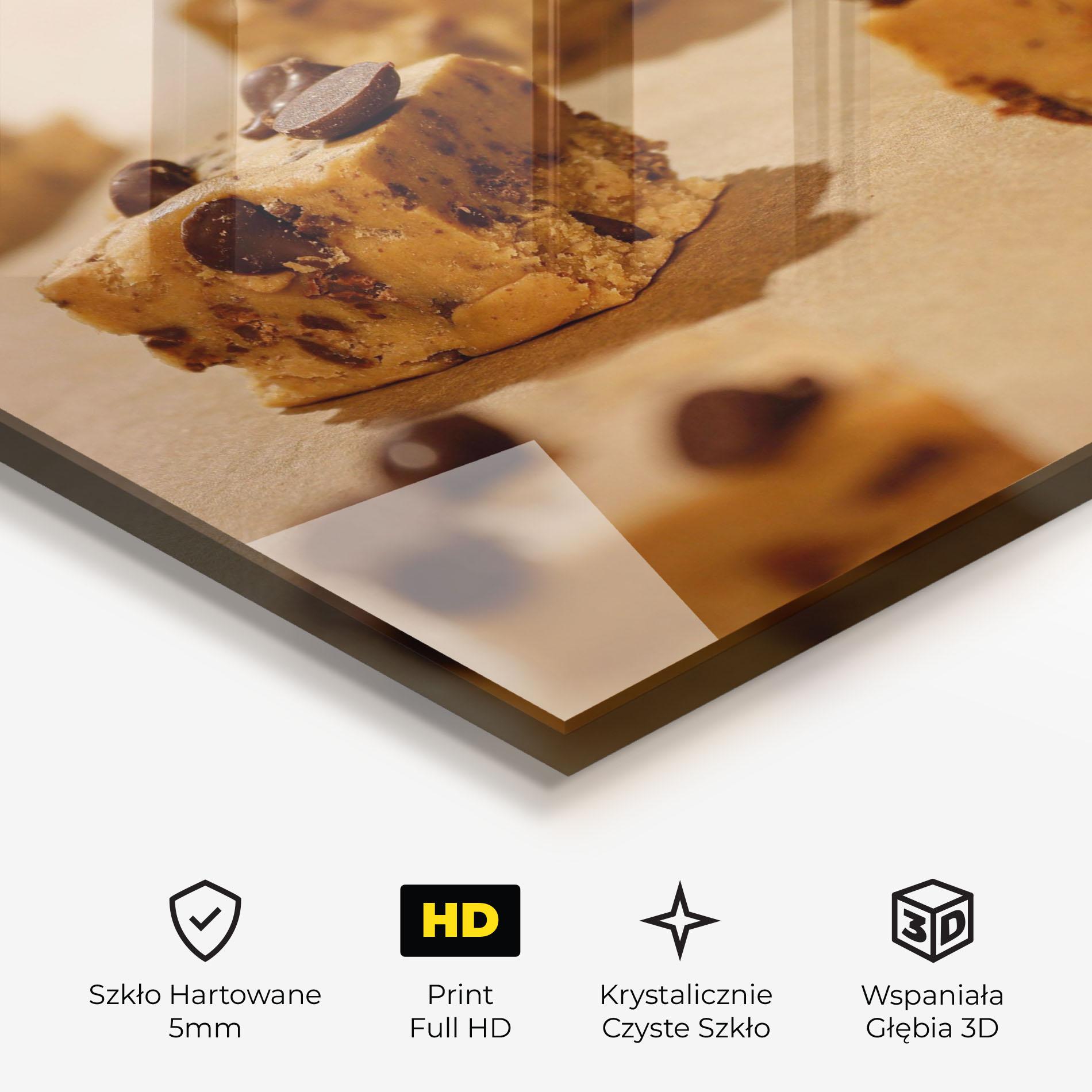 Obraz na Szkle Caramel Cake mockup 3