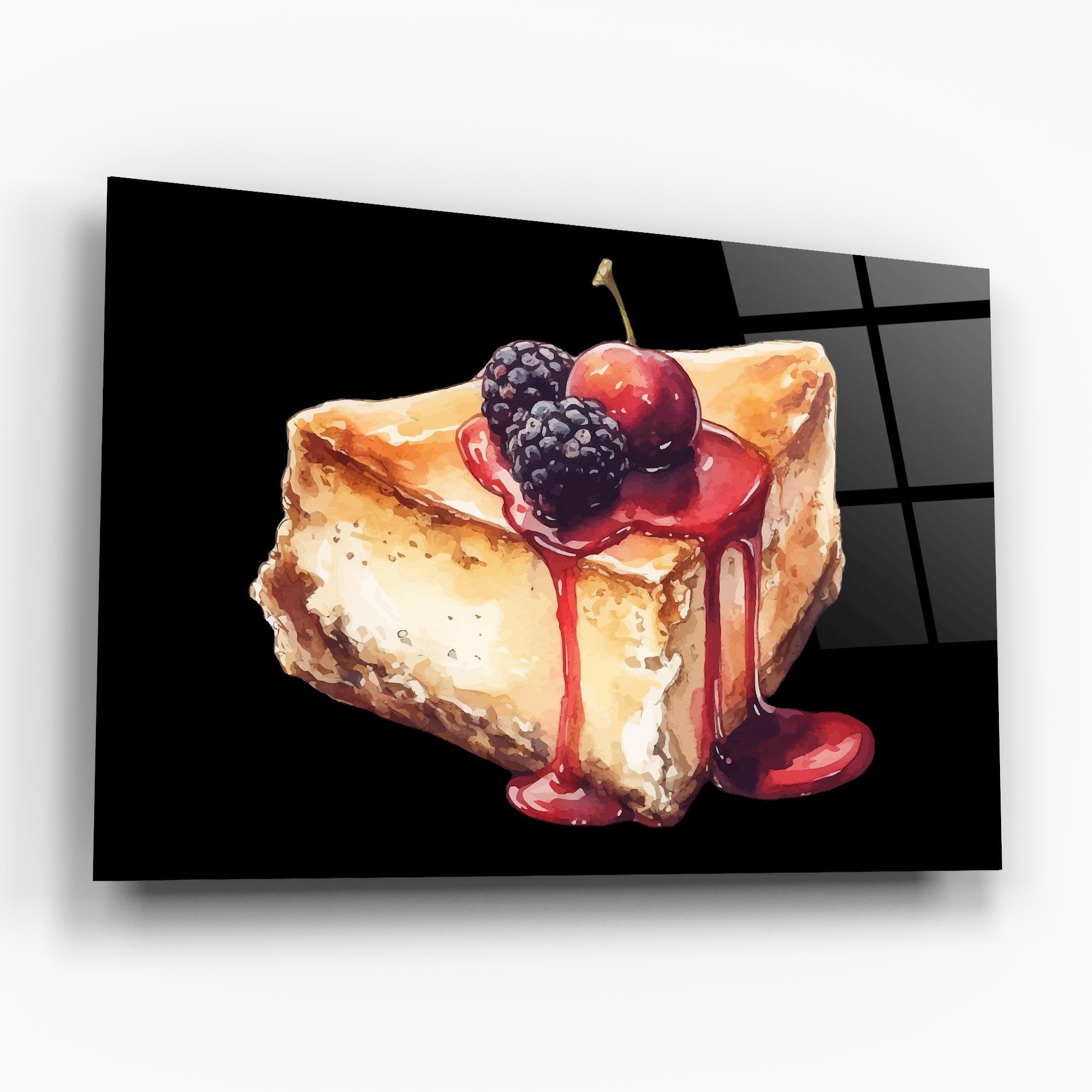 Obraz na Szkle Berries Pie mockup 6