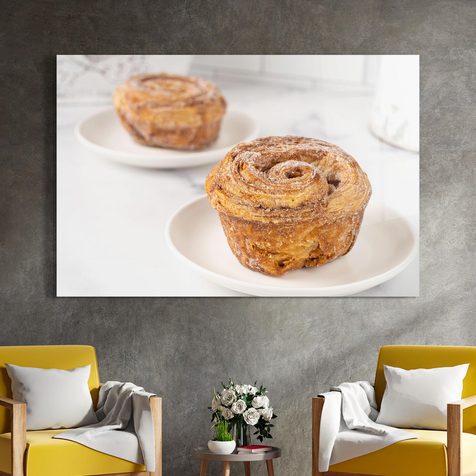 Obraz na Szkle Cinnamon Roll mockup 4