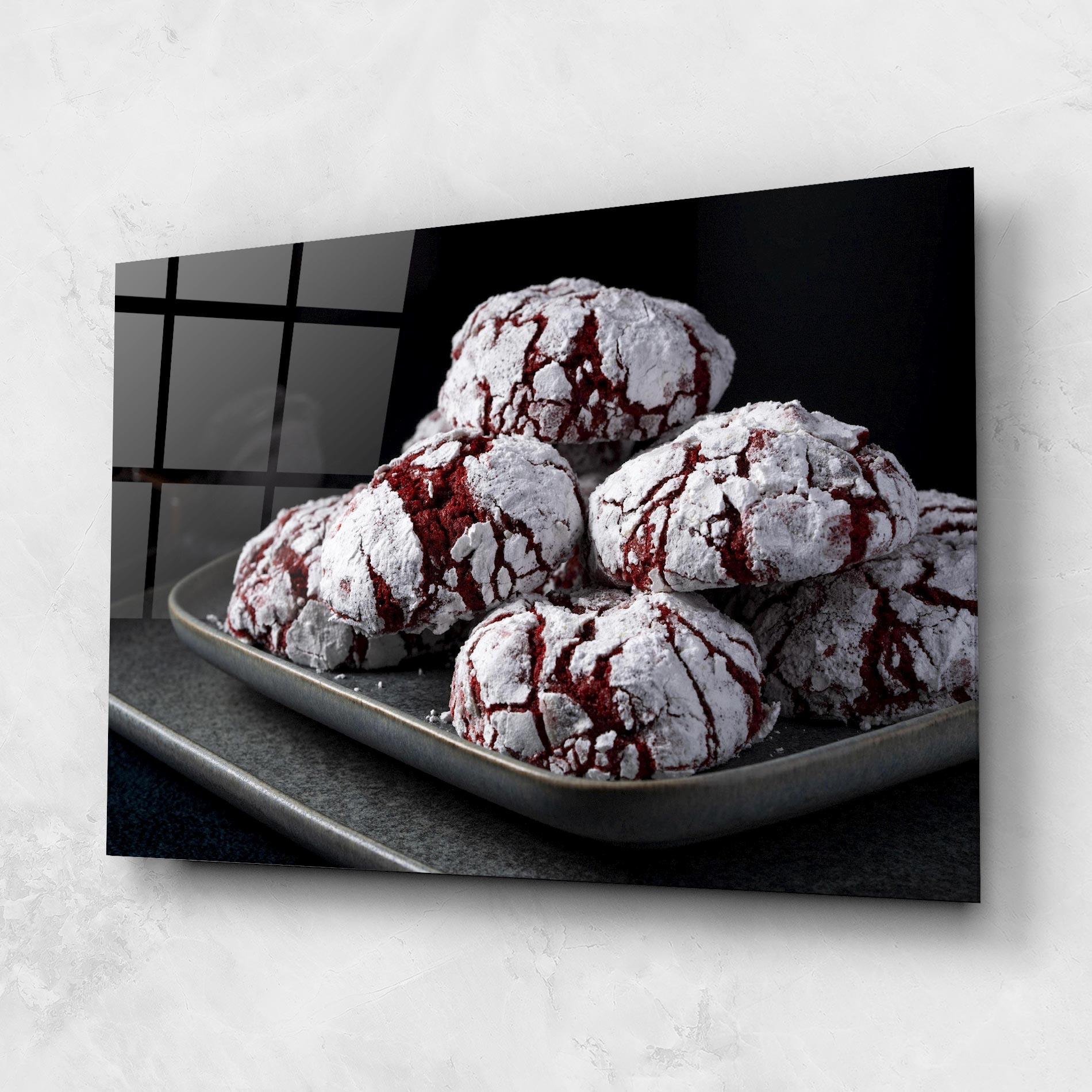 Obraz na Szkle Cherry Cookie mockup 1