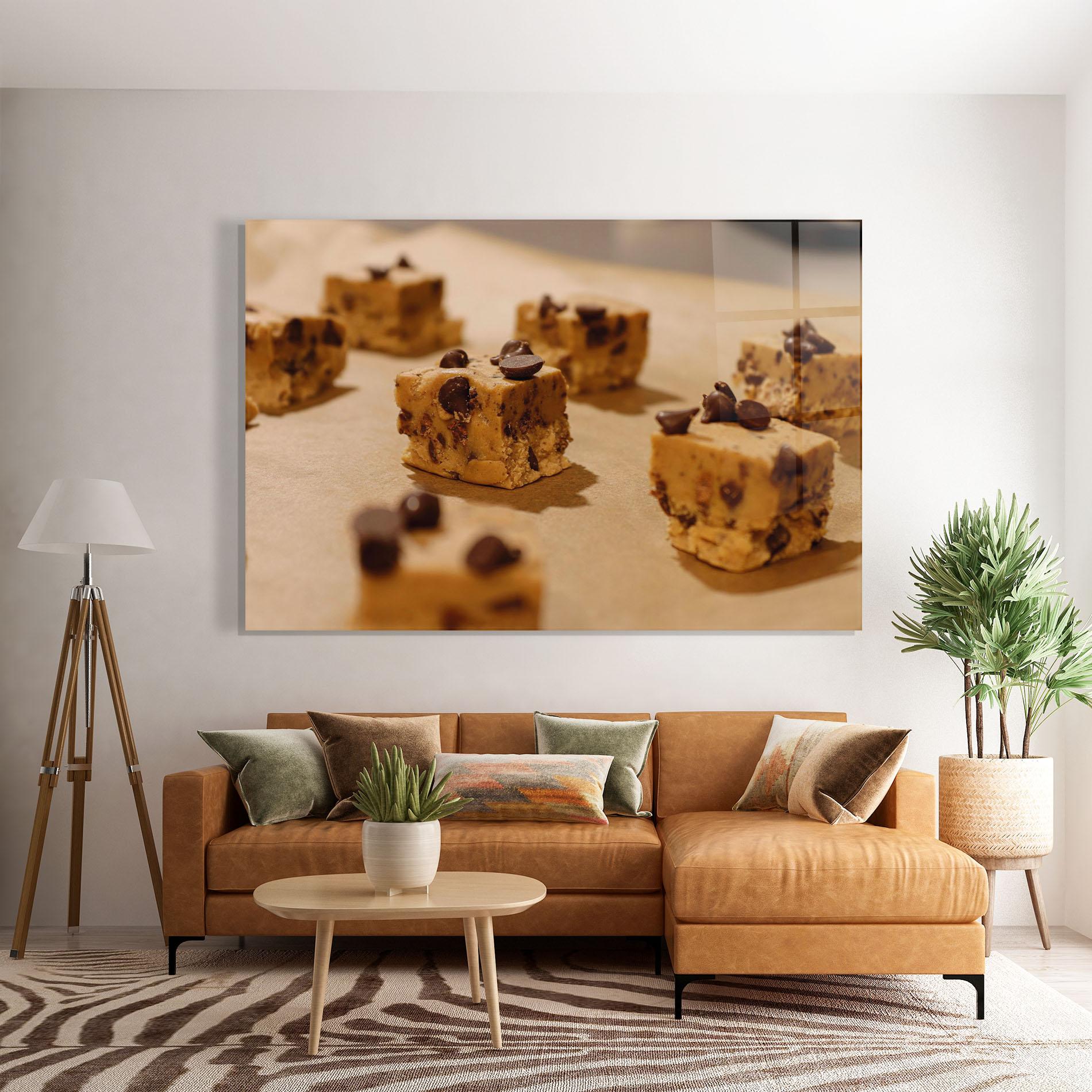 Obraz na Szkle Caramel Cake mockup 7