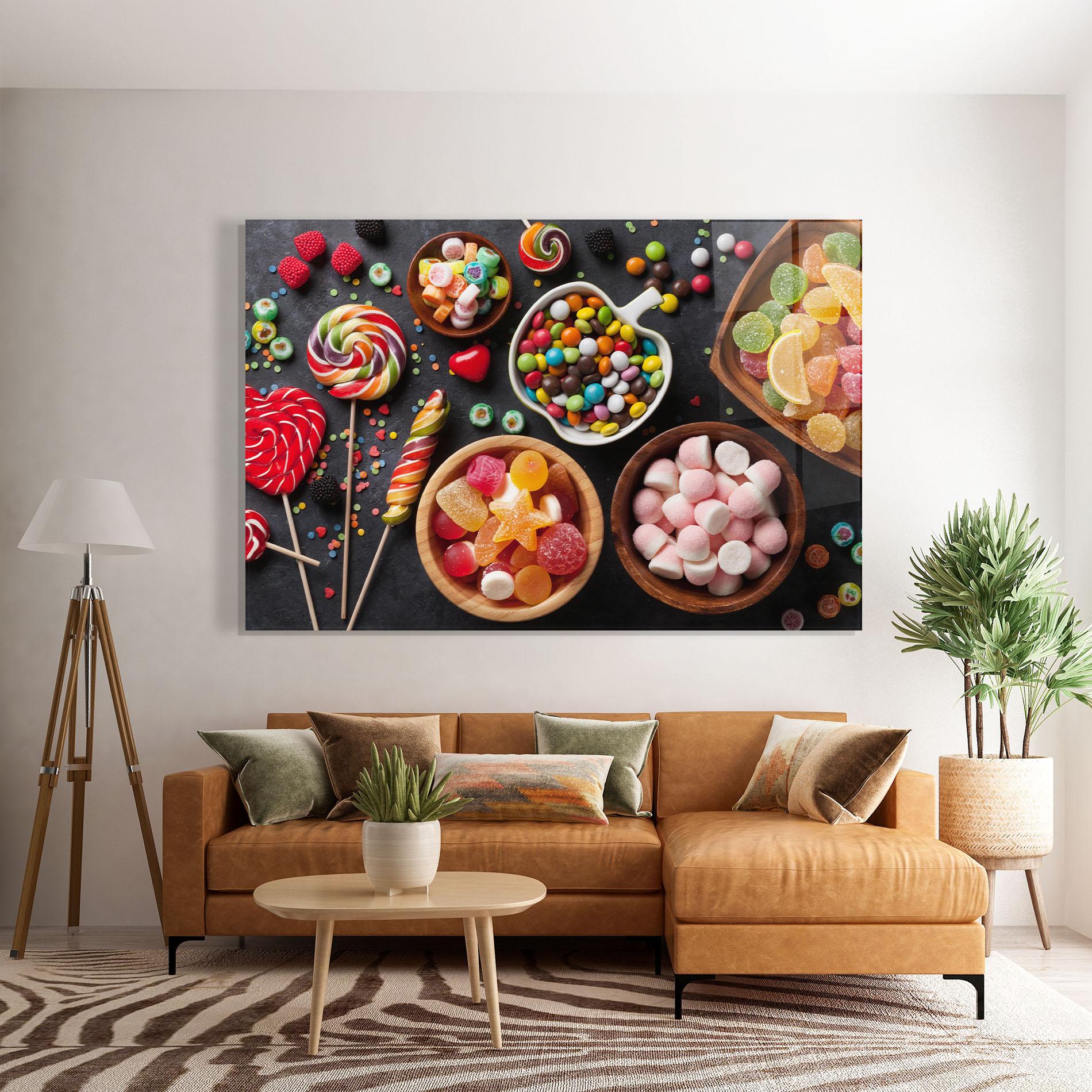 Obraz na Szkle Colorful Candies mockup 7