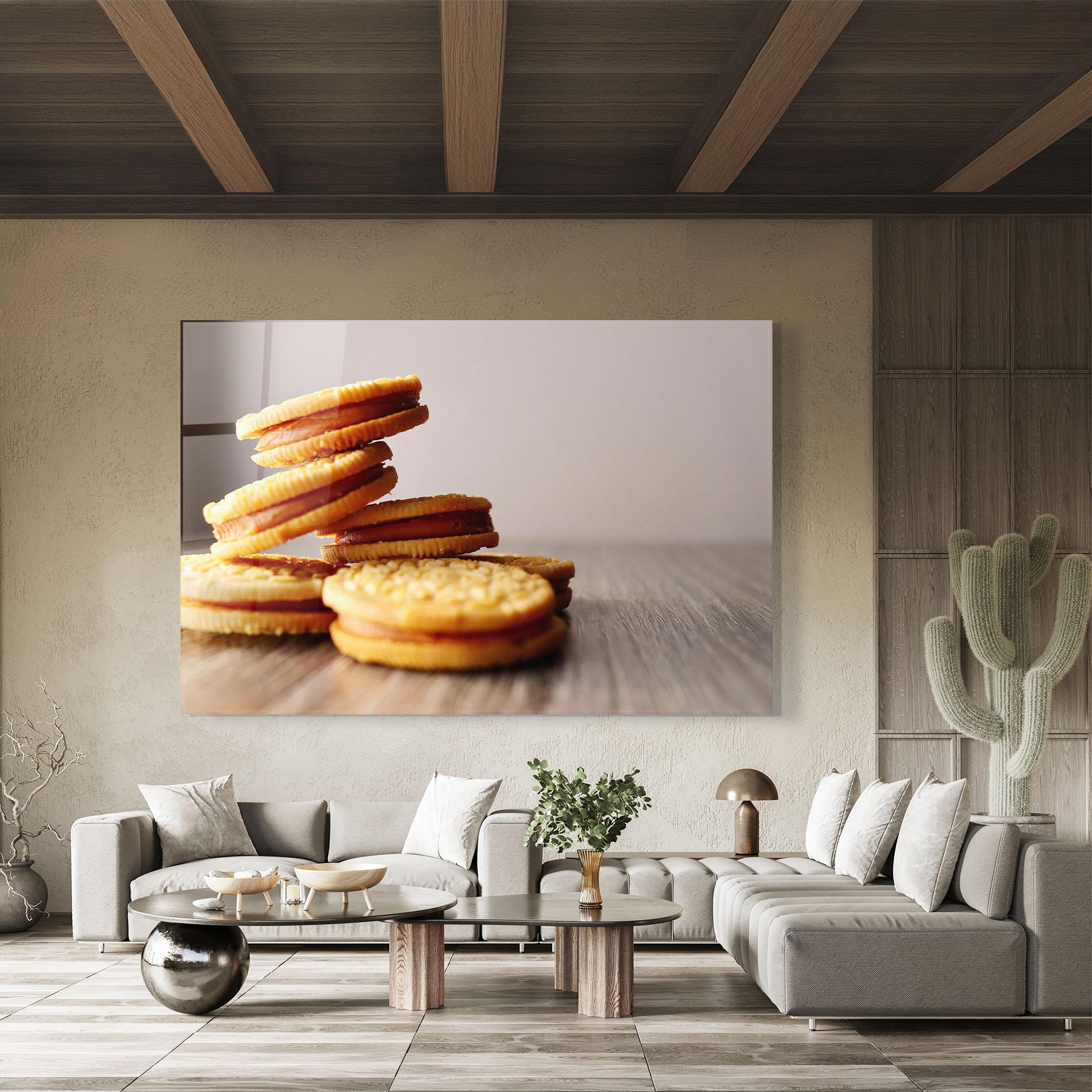 Obraz na Szkle Biscuits mockup 8