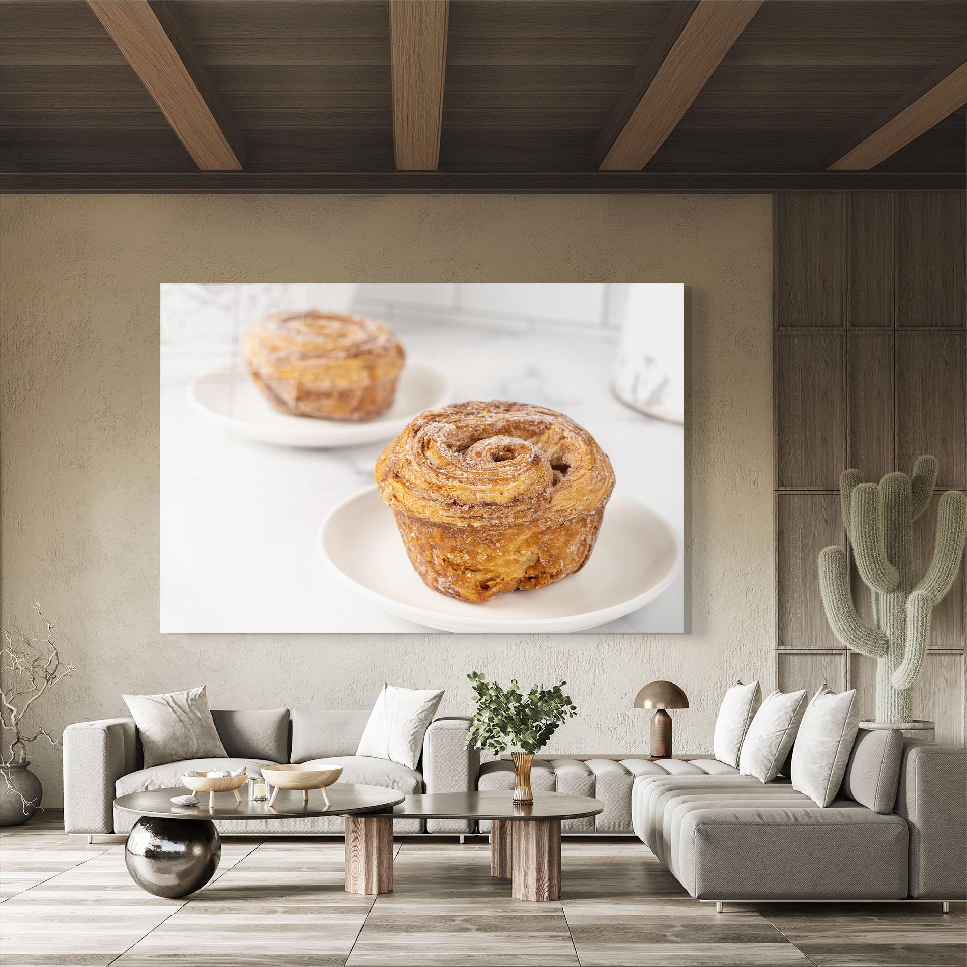 Obraz na Szkle Cinnamon Roll mockup 8