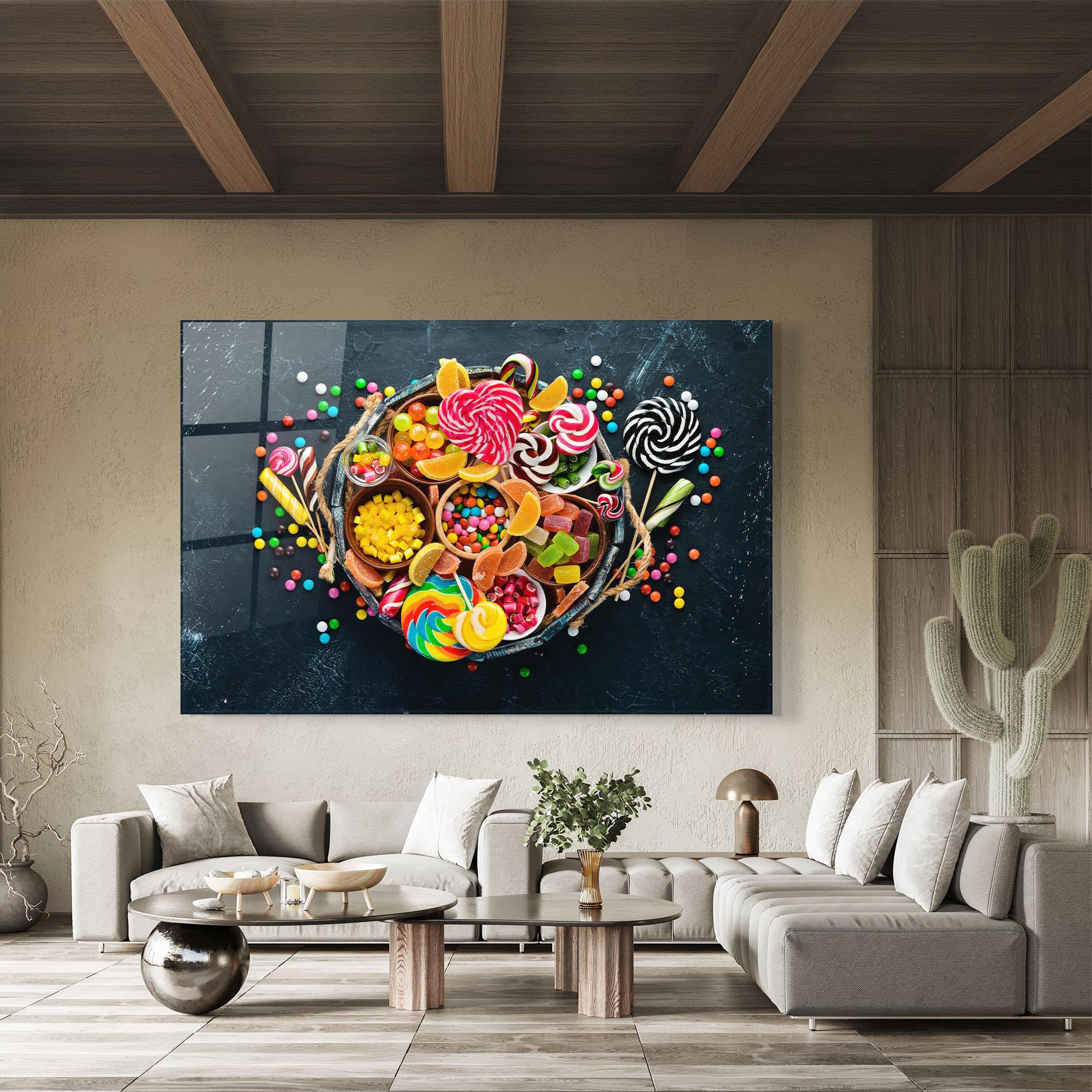 Obraz na Szkle Colorful Jelly mockup 8