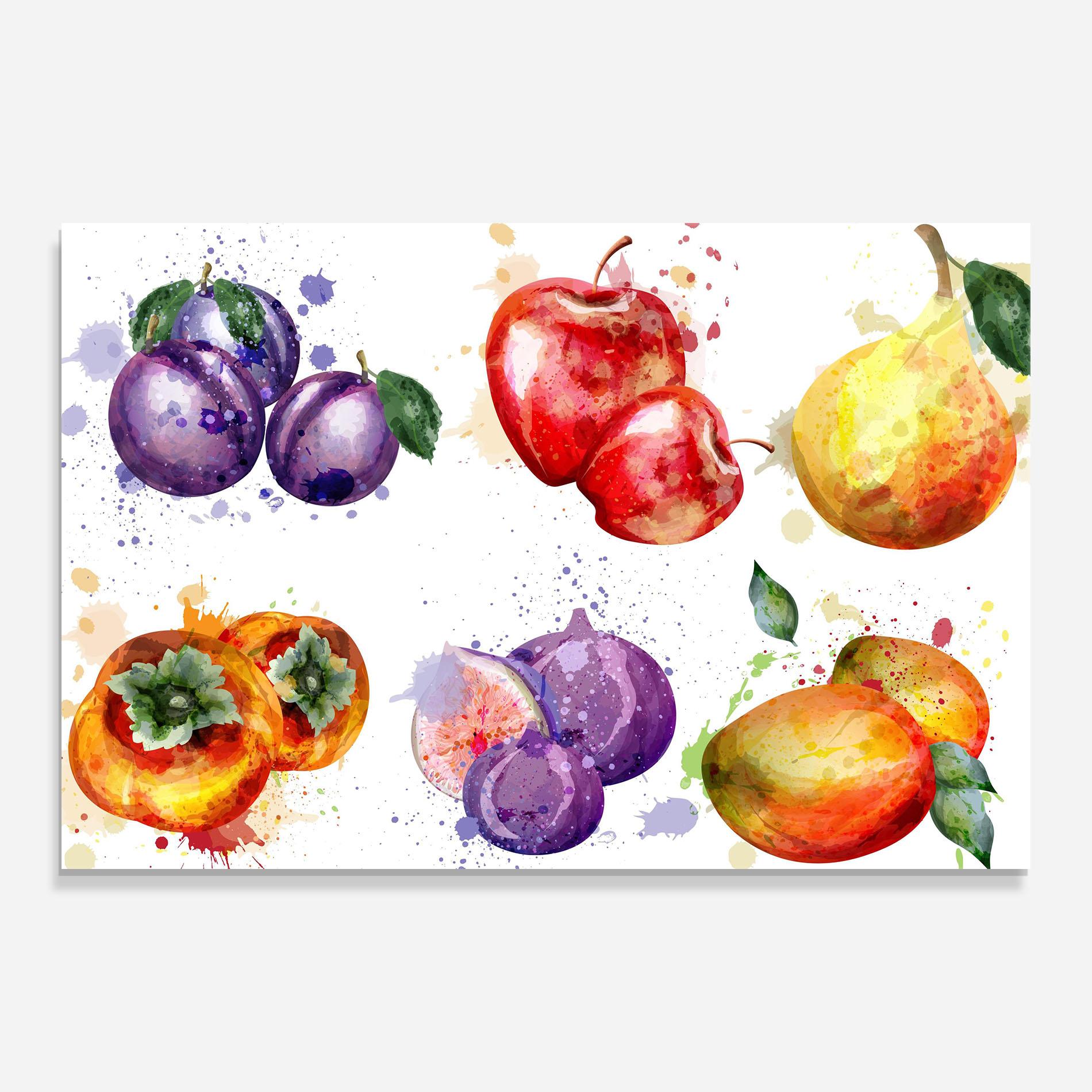 Obraz na Szkle Fruits Art mockup 0