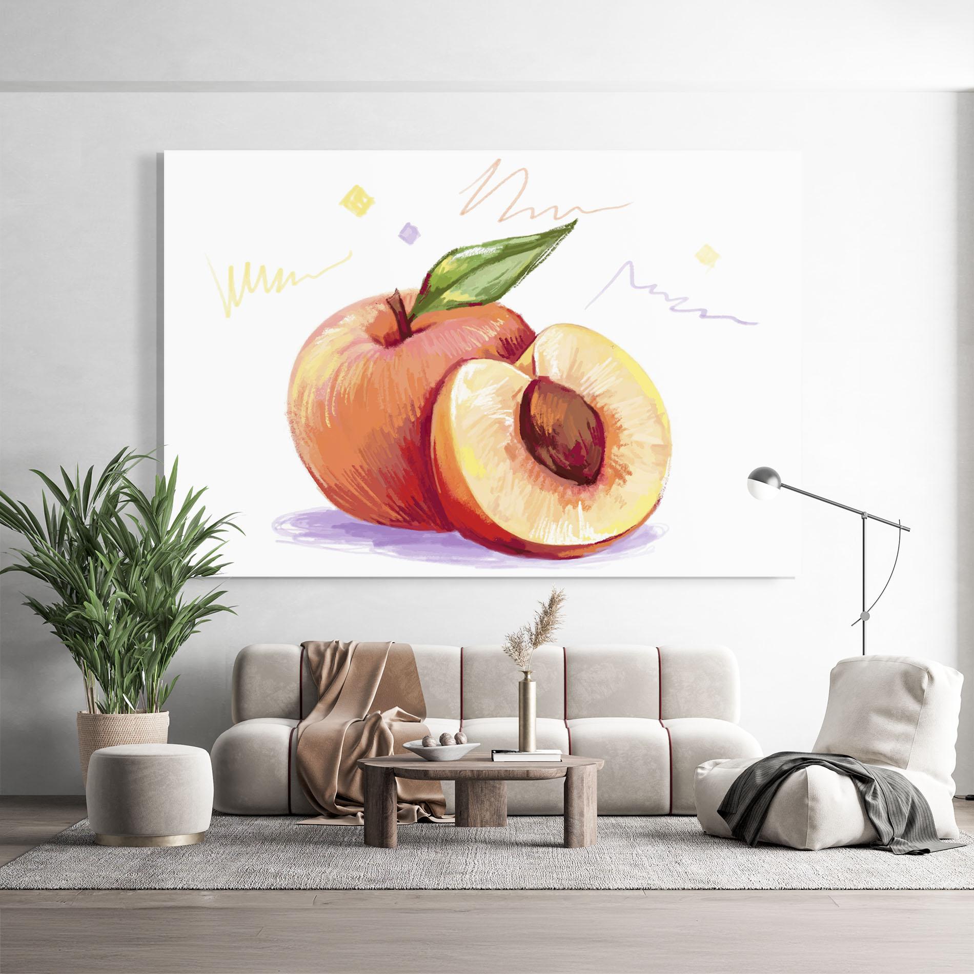 Obraz na Szkle Hand Drawn Fruit mockup 9