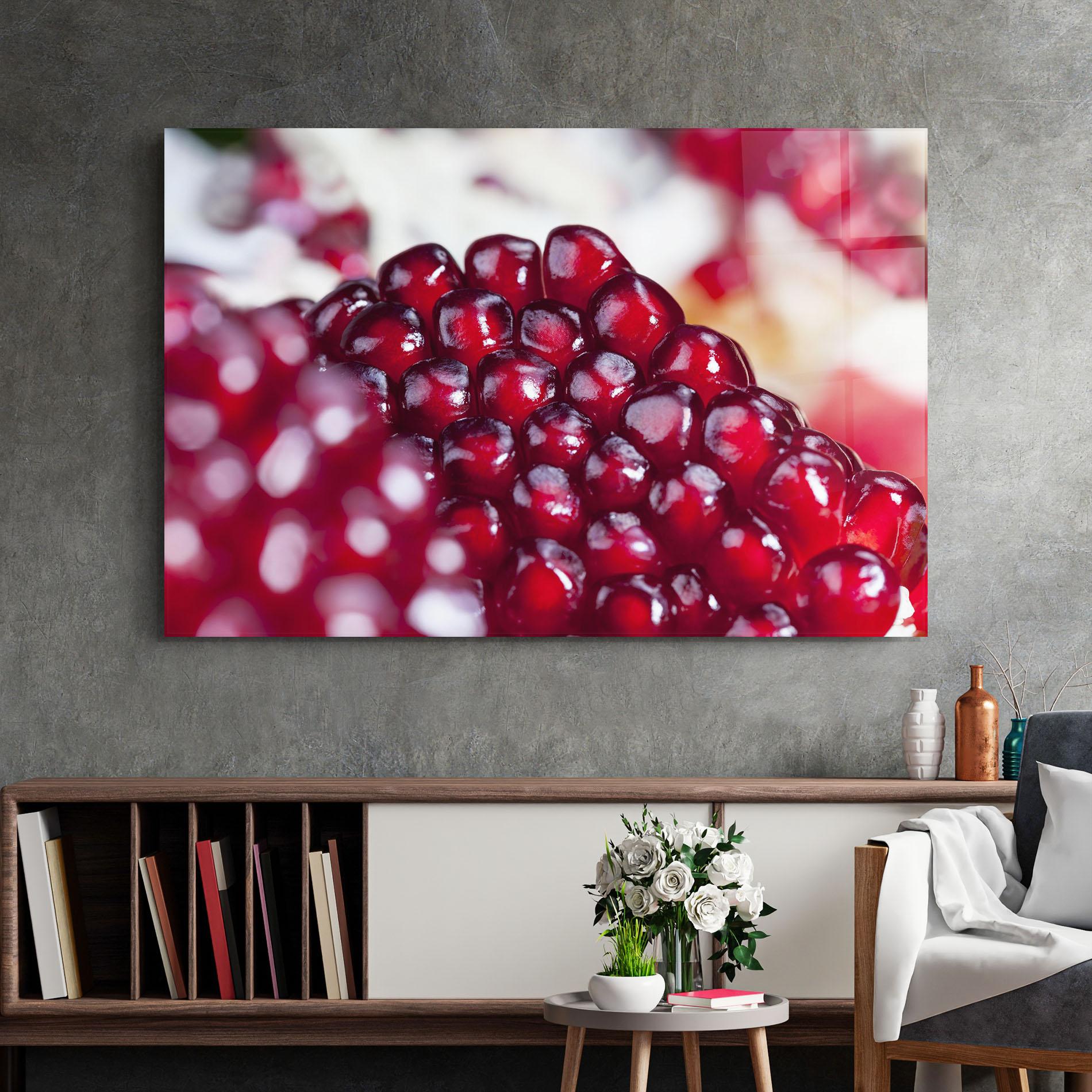 Obraz na Szkle Close Up Pomegranate mockup 2