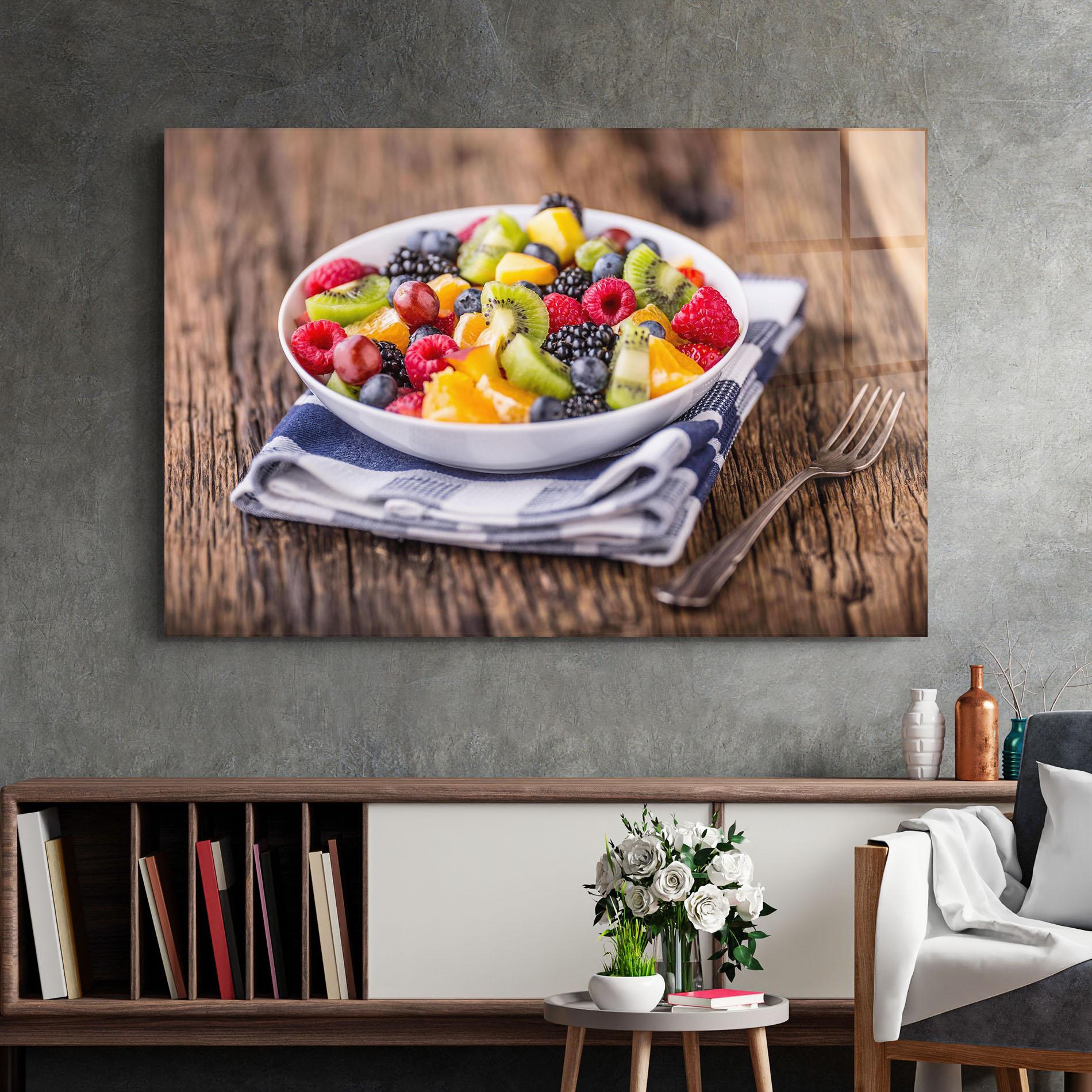Obraz na Szkle Fruit Salad mockup 2