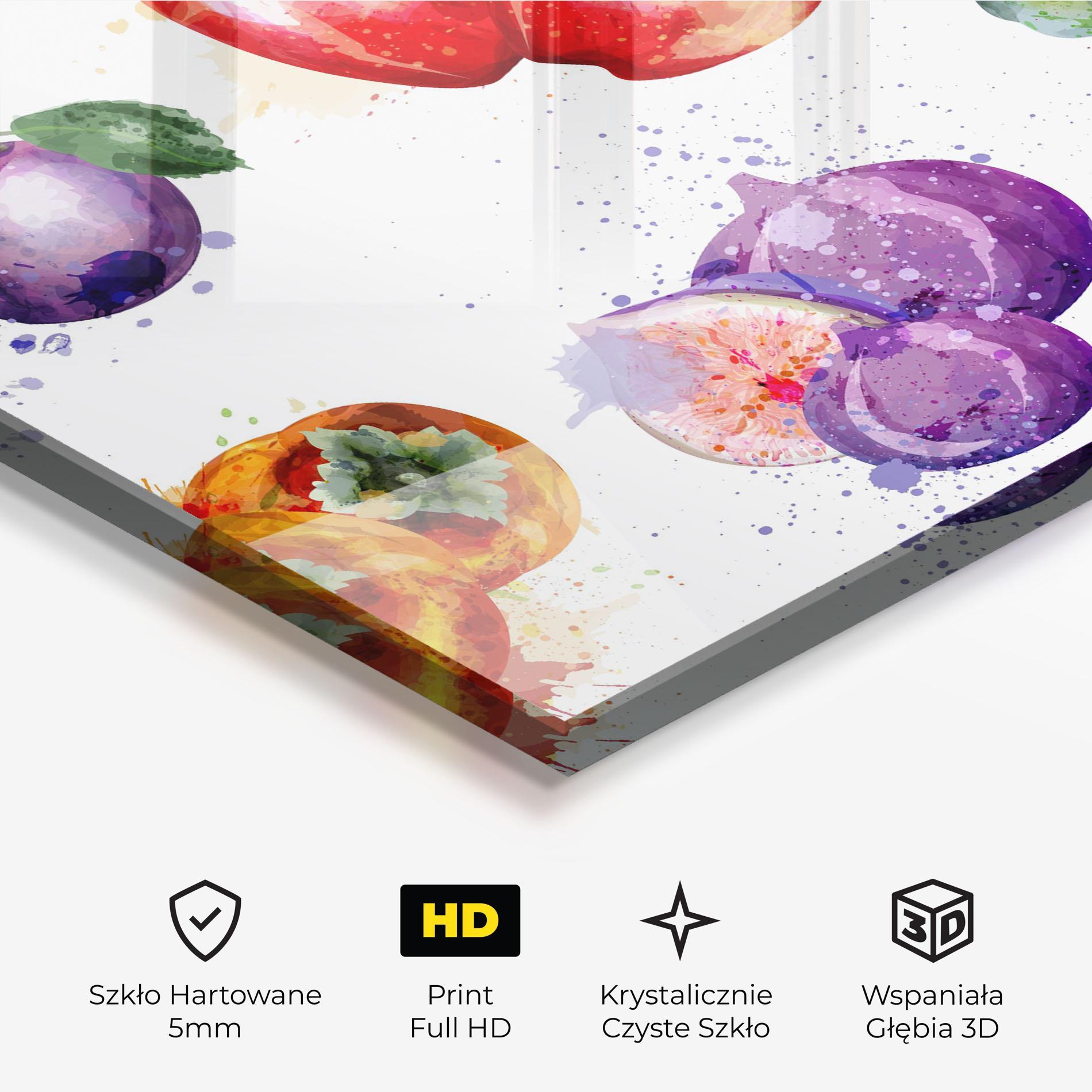 Obraz na Szkle Fruits Art mockup 3