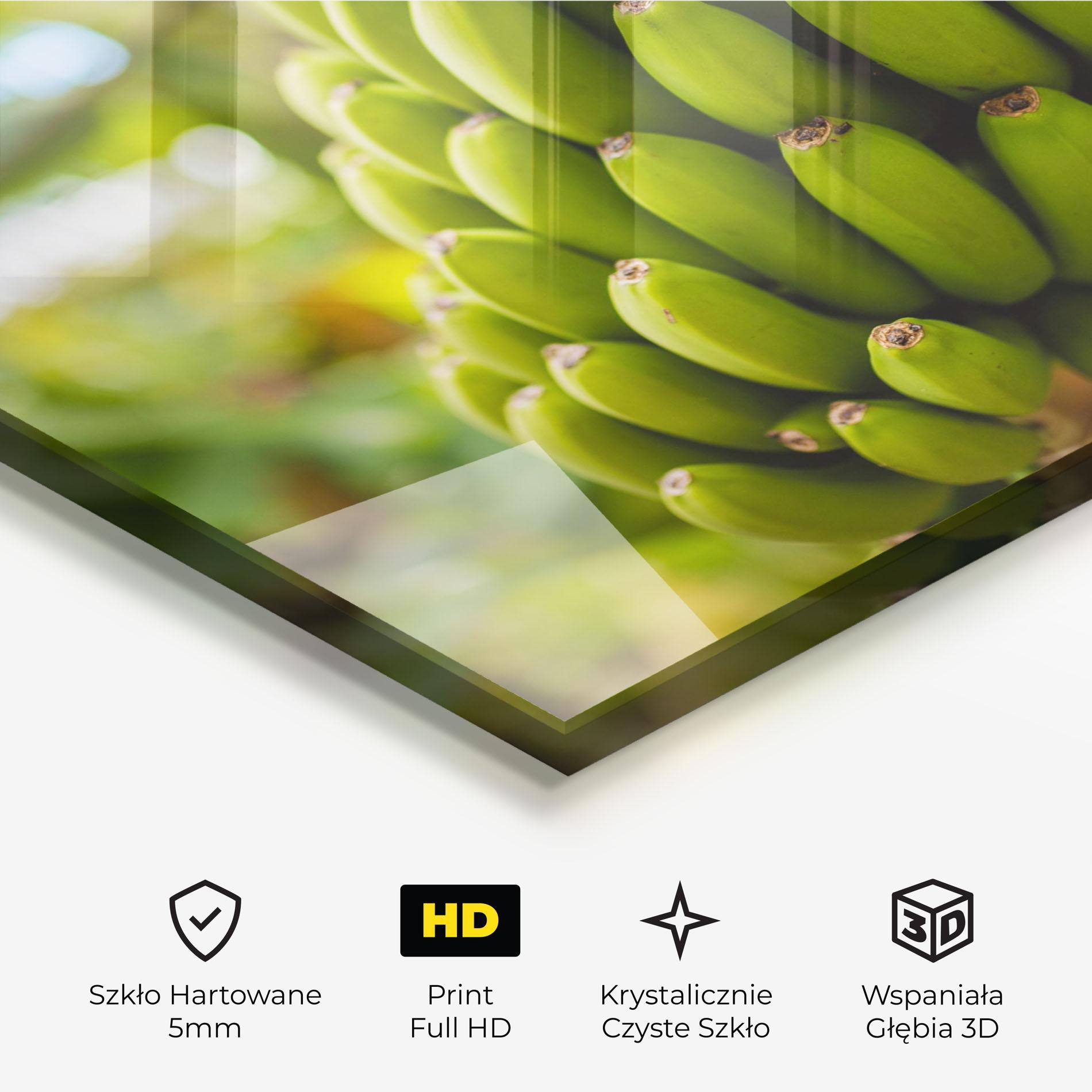 Obraz na Szkle Green Banana mockup 3