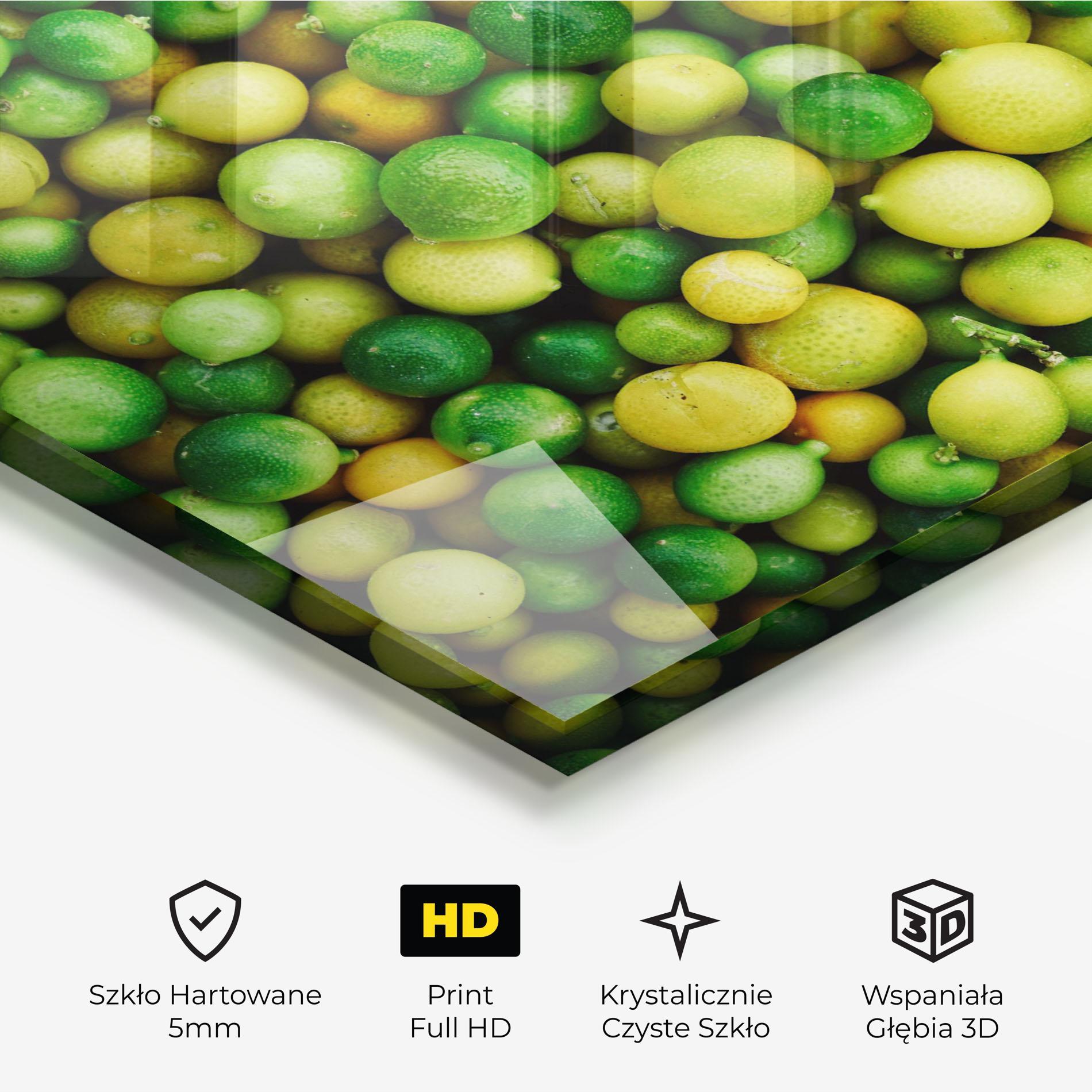 Obraz na Szkle Green Lime mockup 3