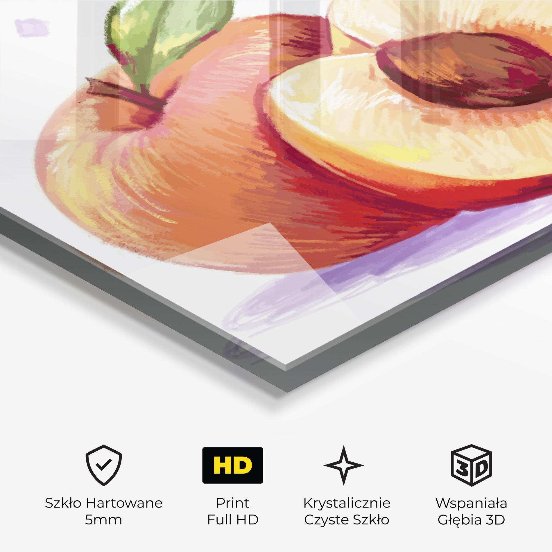 Obraz na Szkle Hand Drawn Fruit mockup 3