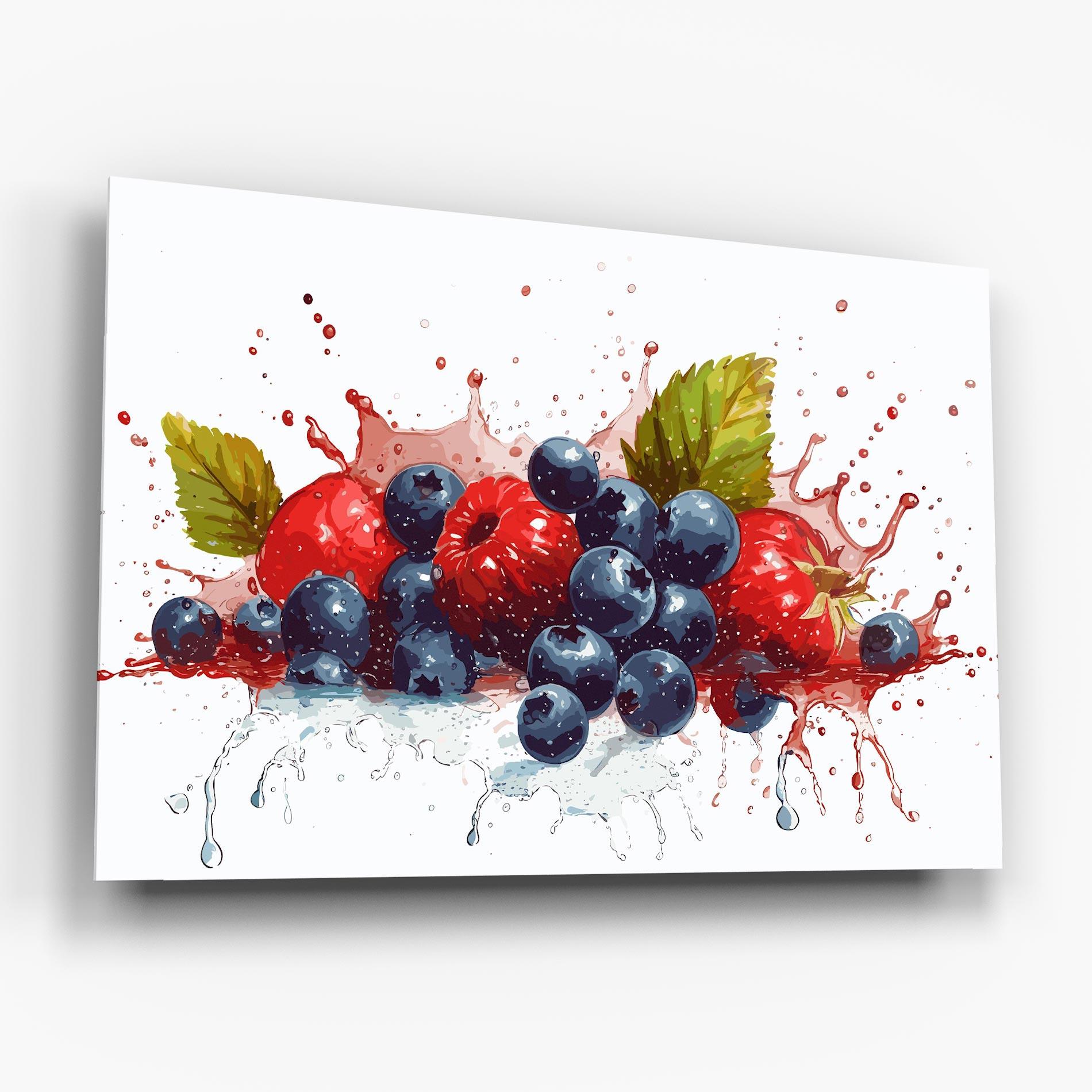 Obraz na Szkle Berries Art mockup 6