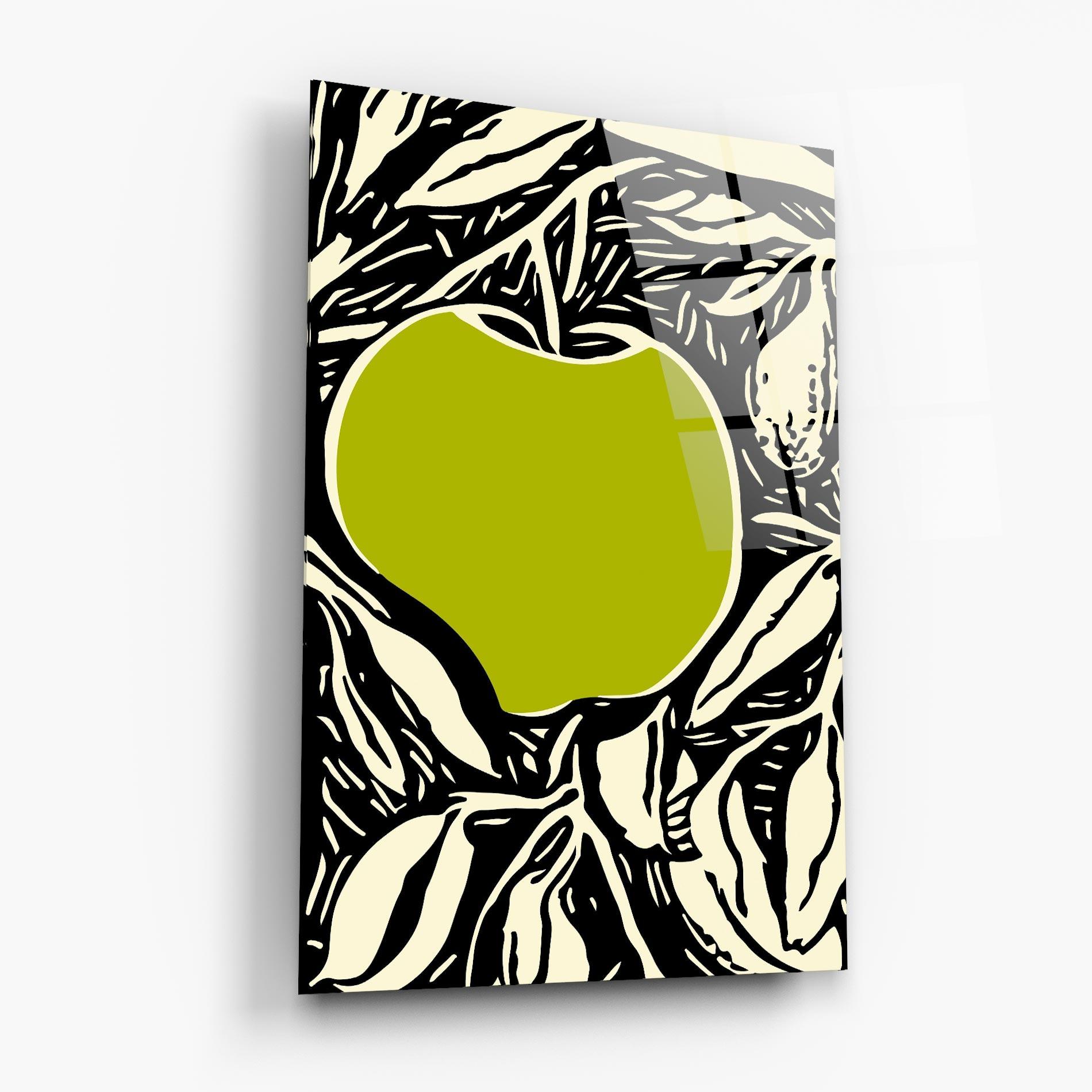 Obraz na Szkle Green Apple mockup 6