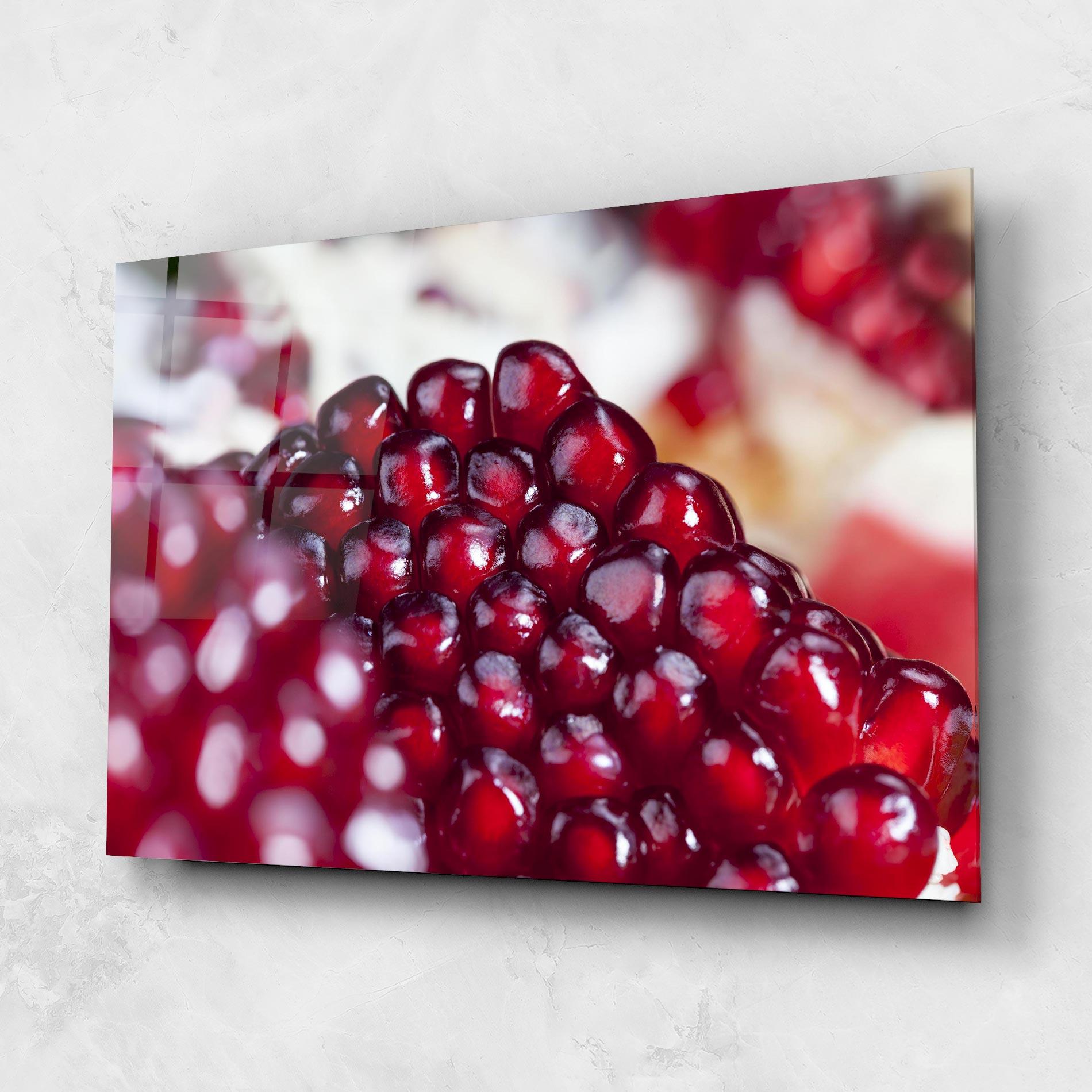 Obraz na Szkle Close Up Pomegranate mockup 1