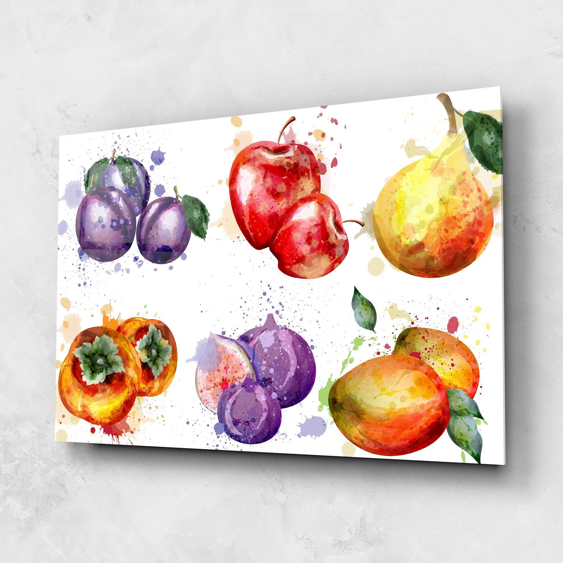 Obraz na Szkle Fruits Art mockup 1