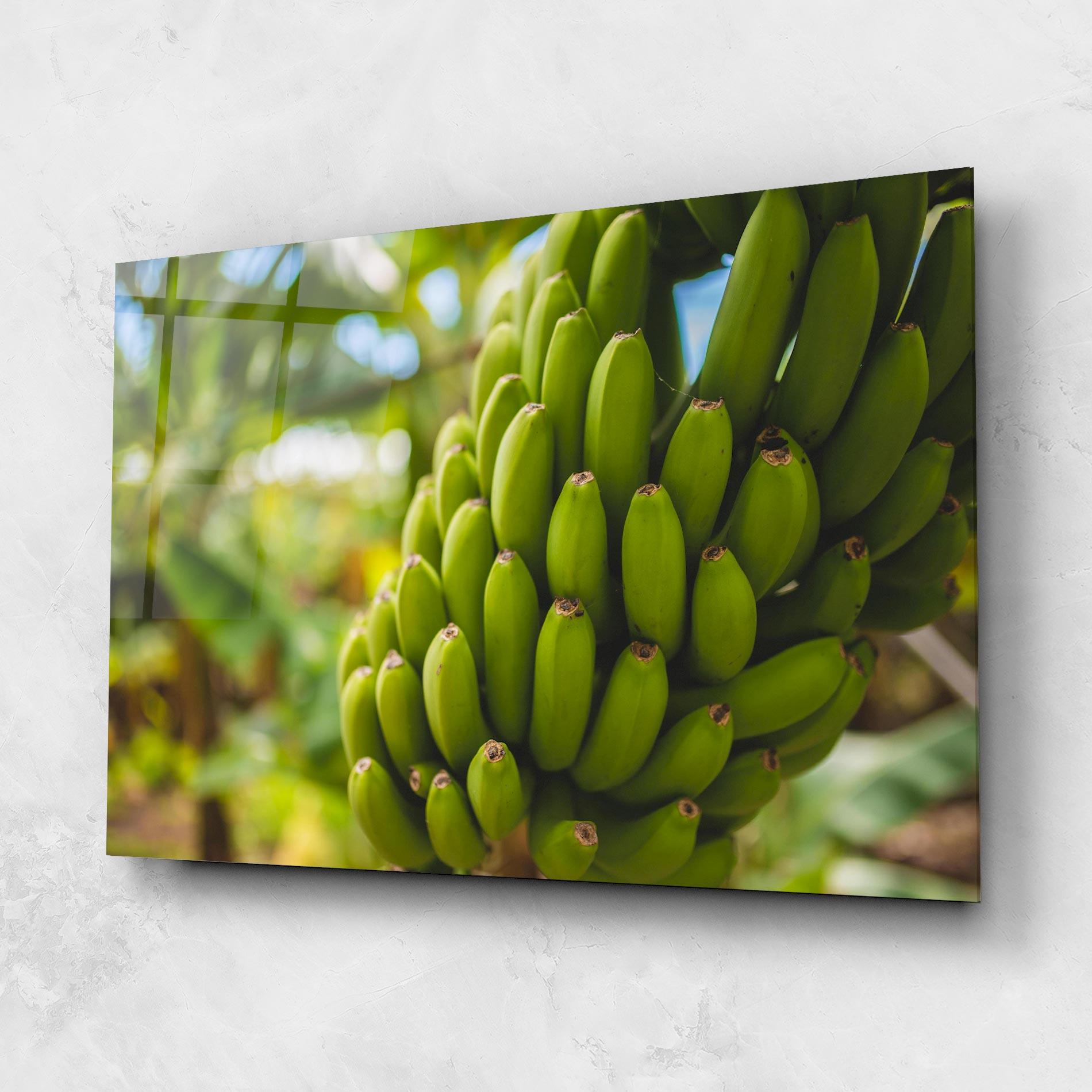Obraz na Szkle Green Banana mockup 1