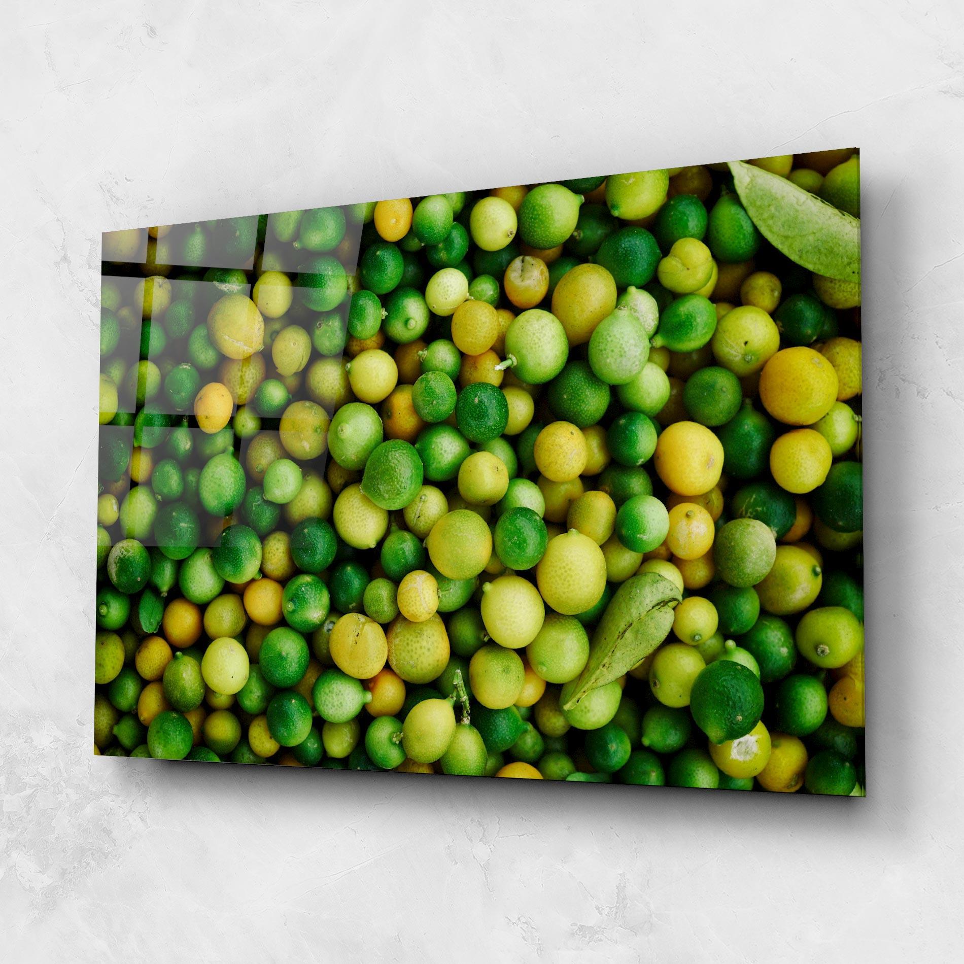 Obraz na Szkle Green Lime mockup 1