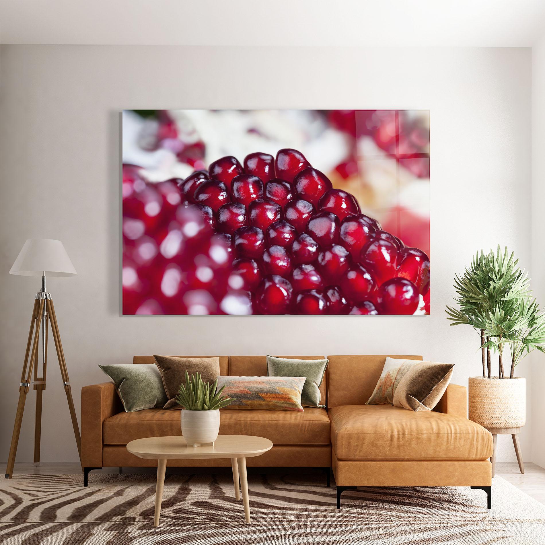 Obraz na Szkle Close Up Pomegranate mockup 7