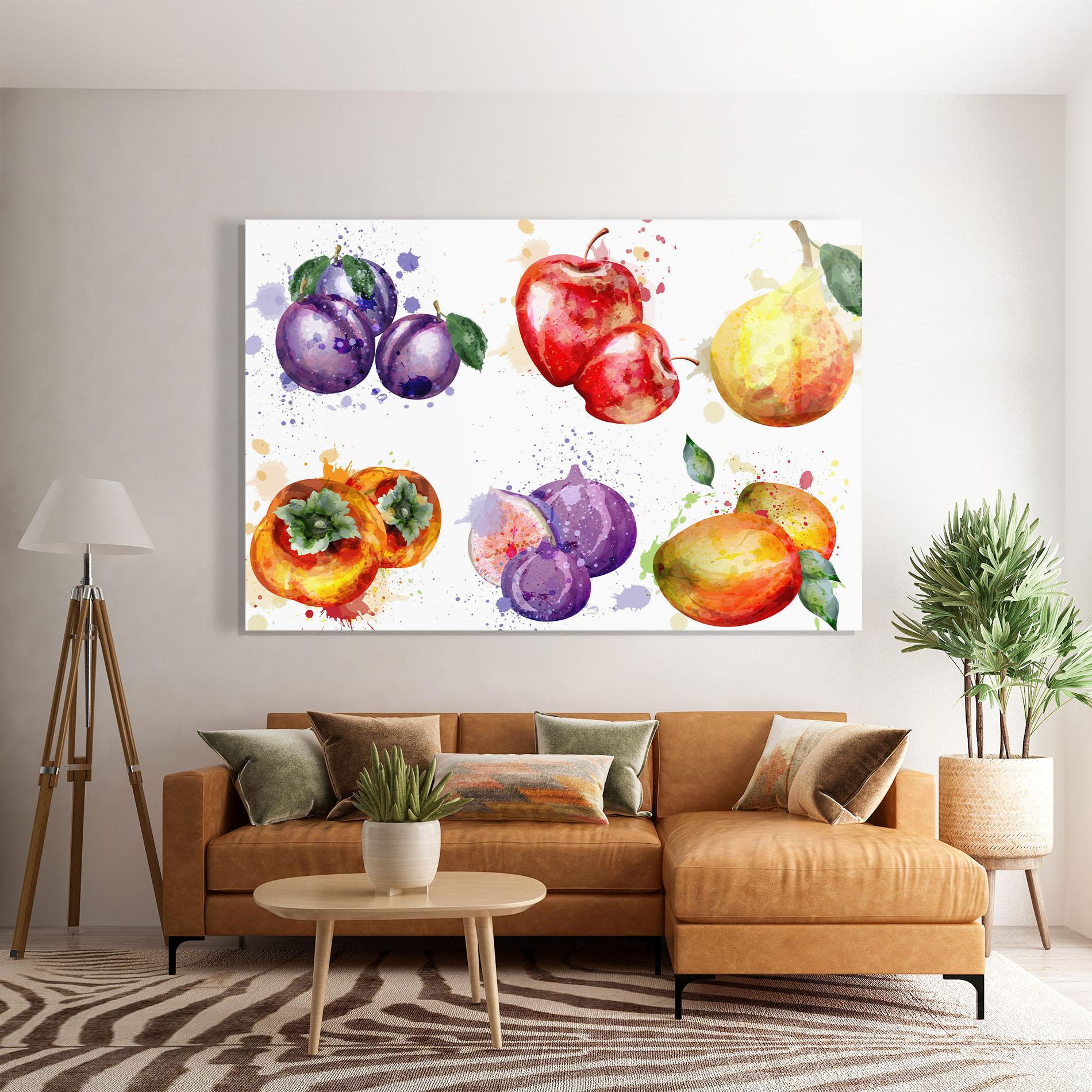 Obraz na Szkle Fruits Art mockup 7