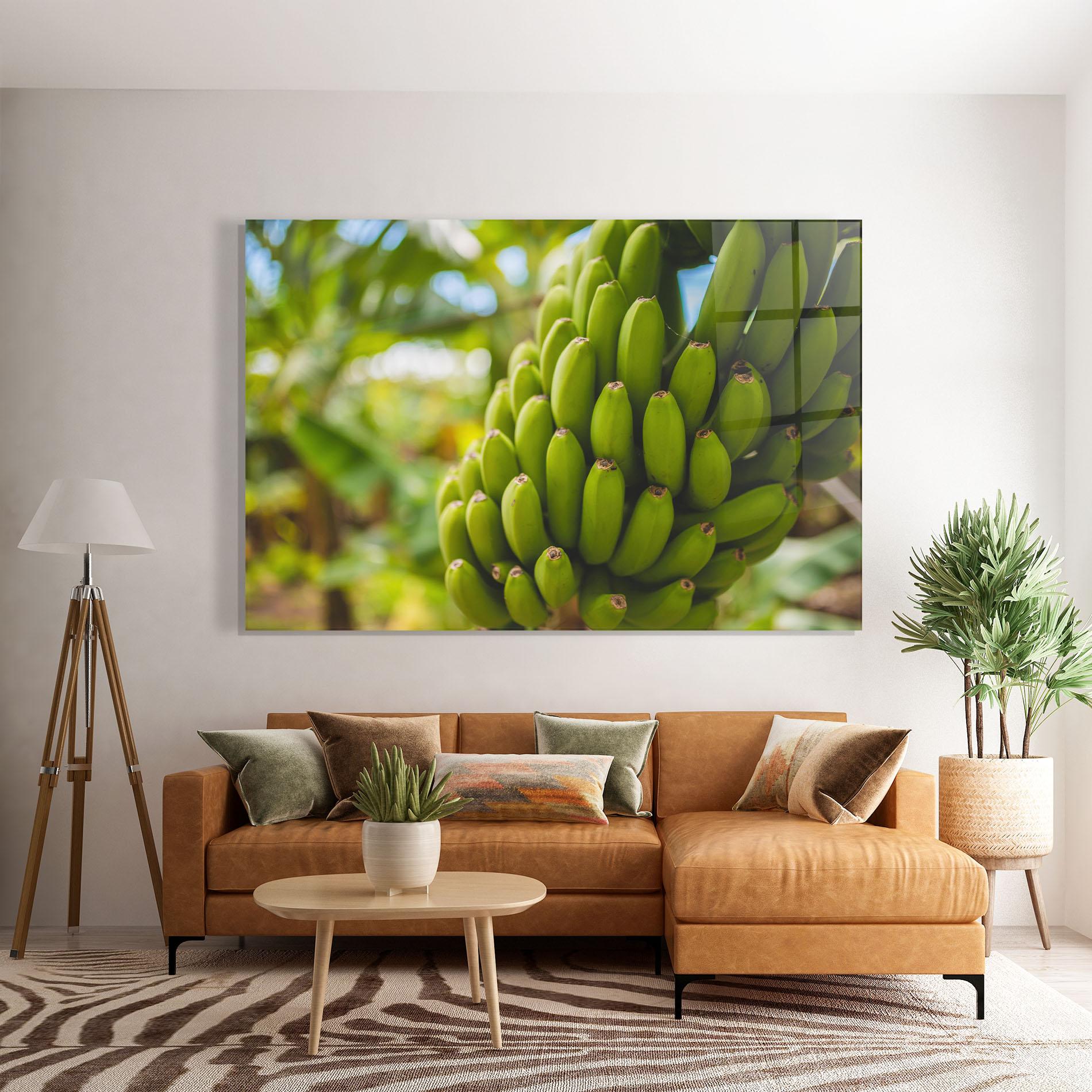 Obraz na Szkle Green Banana mockup 7