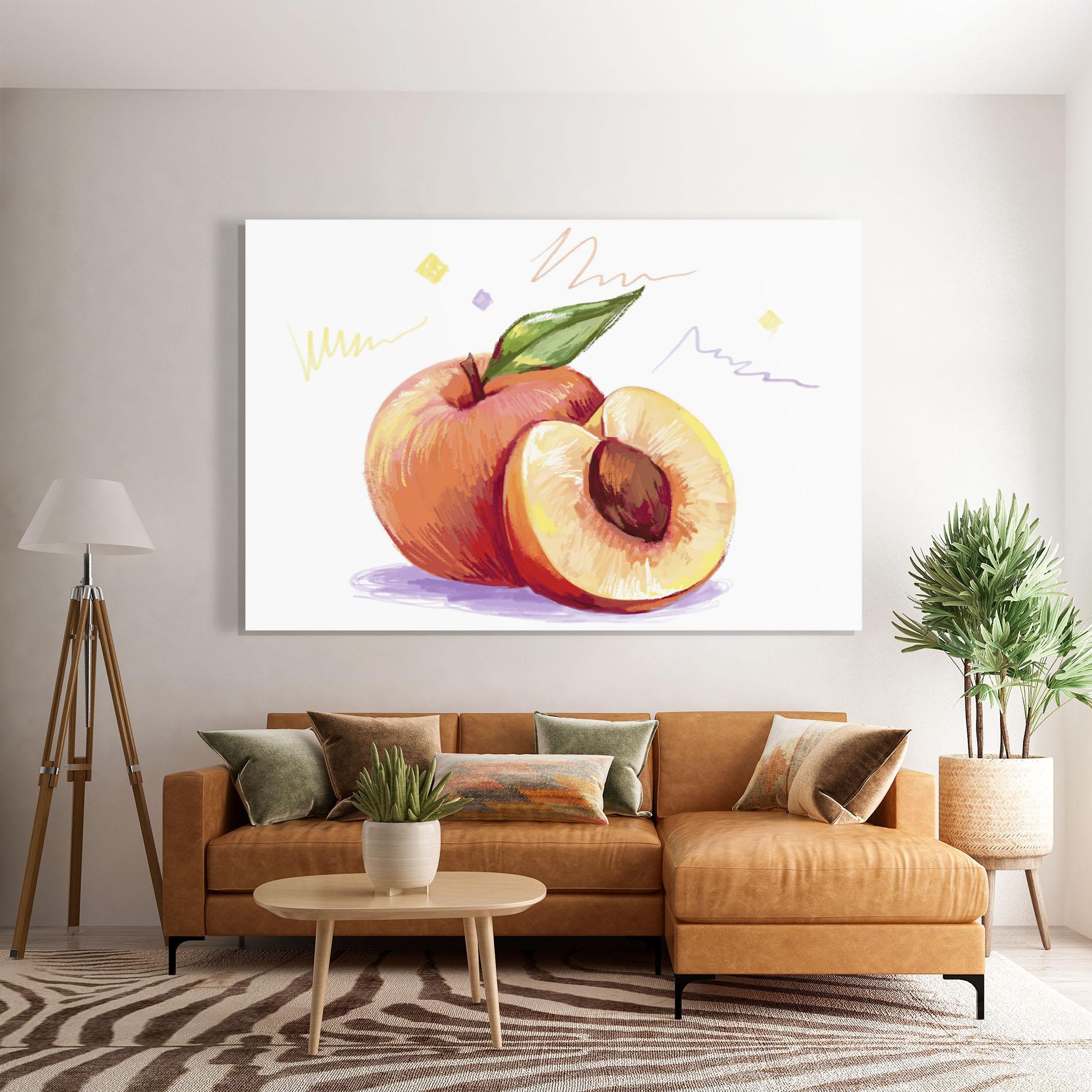 Obraz na Szkle Hand Drawn Fruit mockup 7