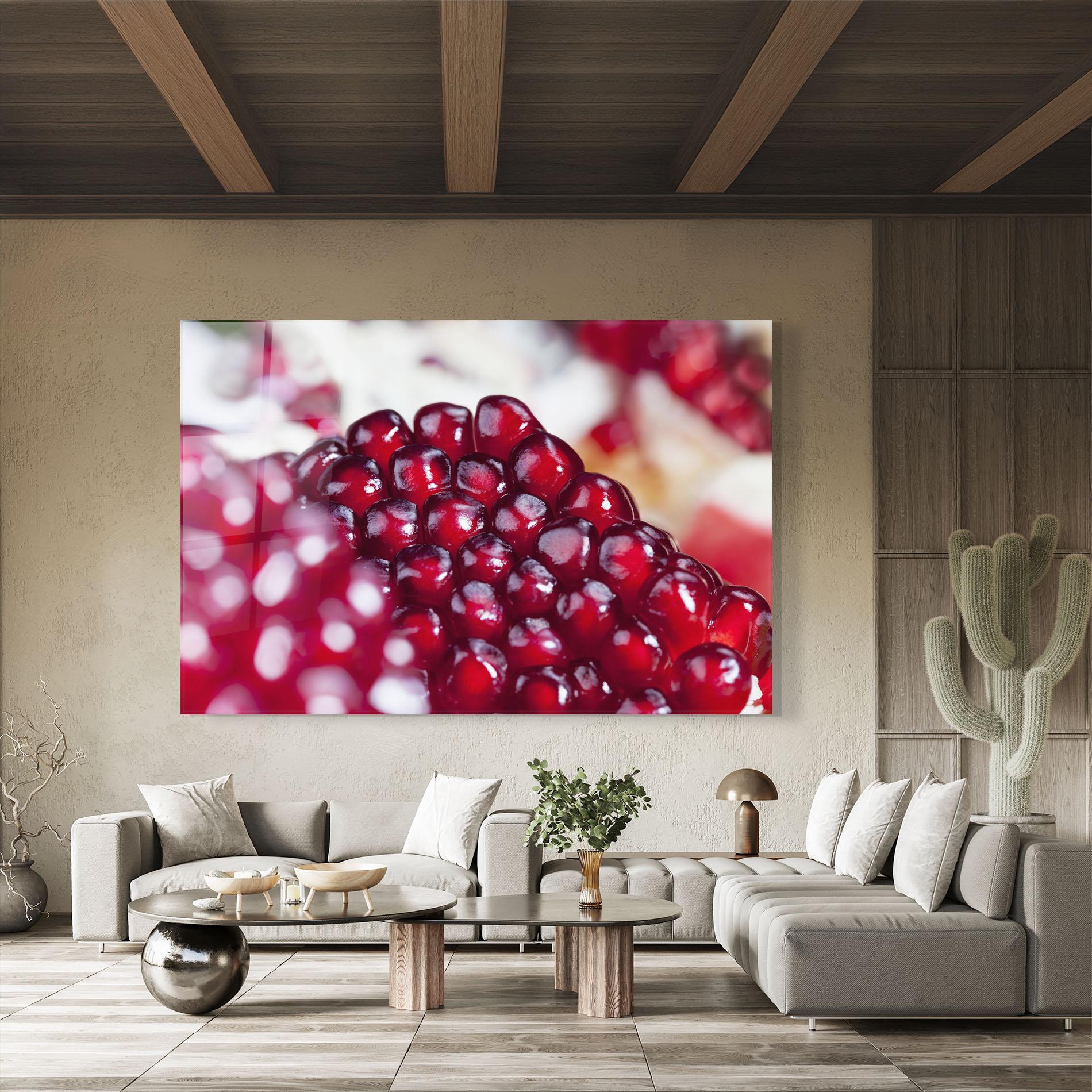 Obraz na Szkle Close Up Pomegranate mockup 8