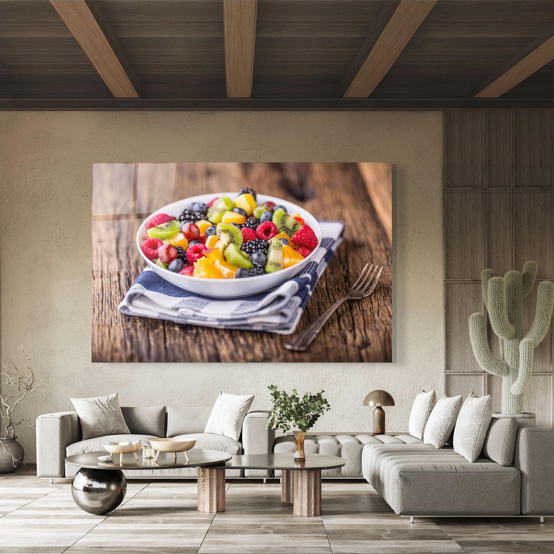 Obraz na Szkle Fruit Salad mockup 8