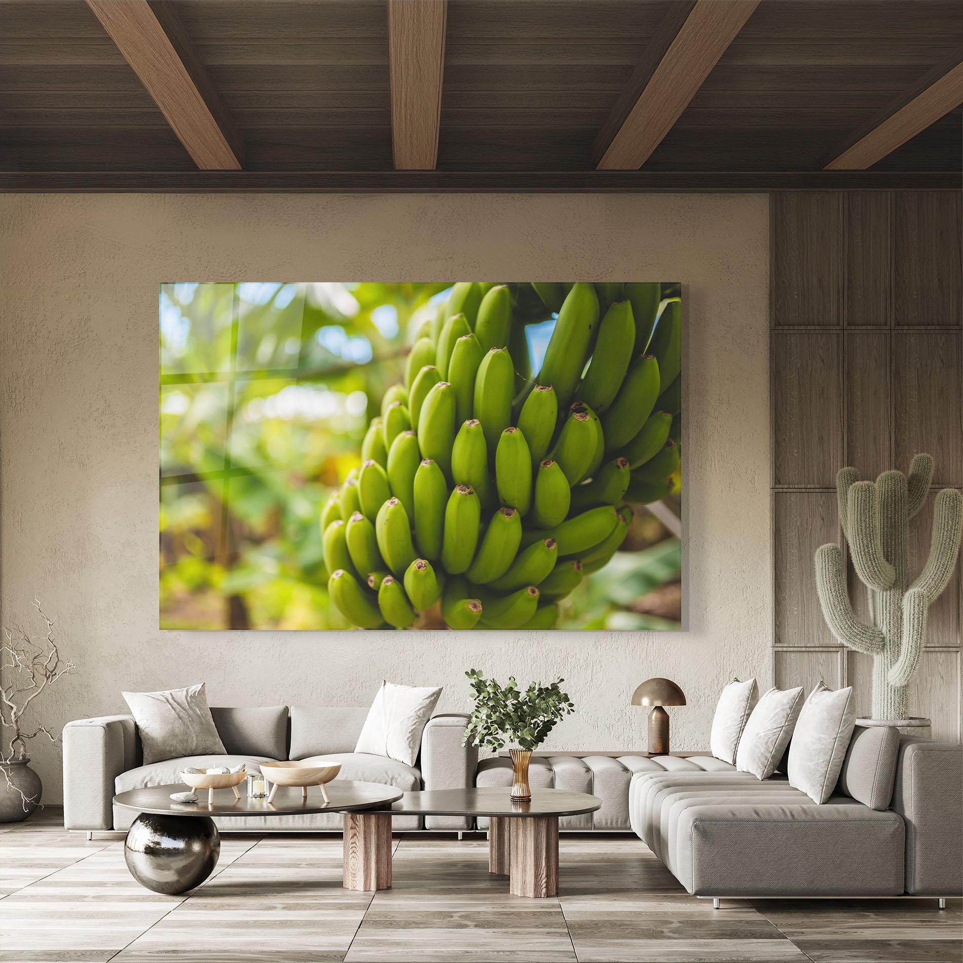 Obraz na Szkle Green Banana mockup 8