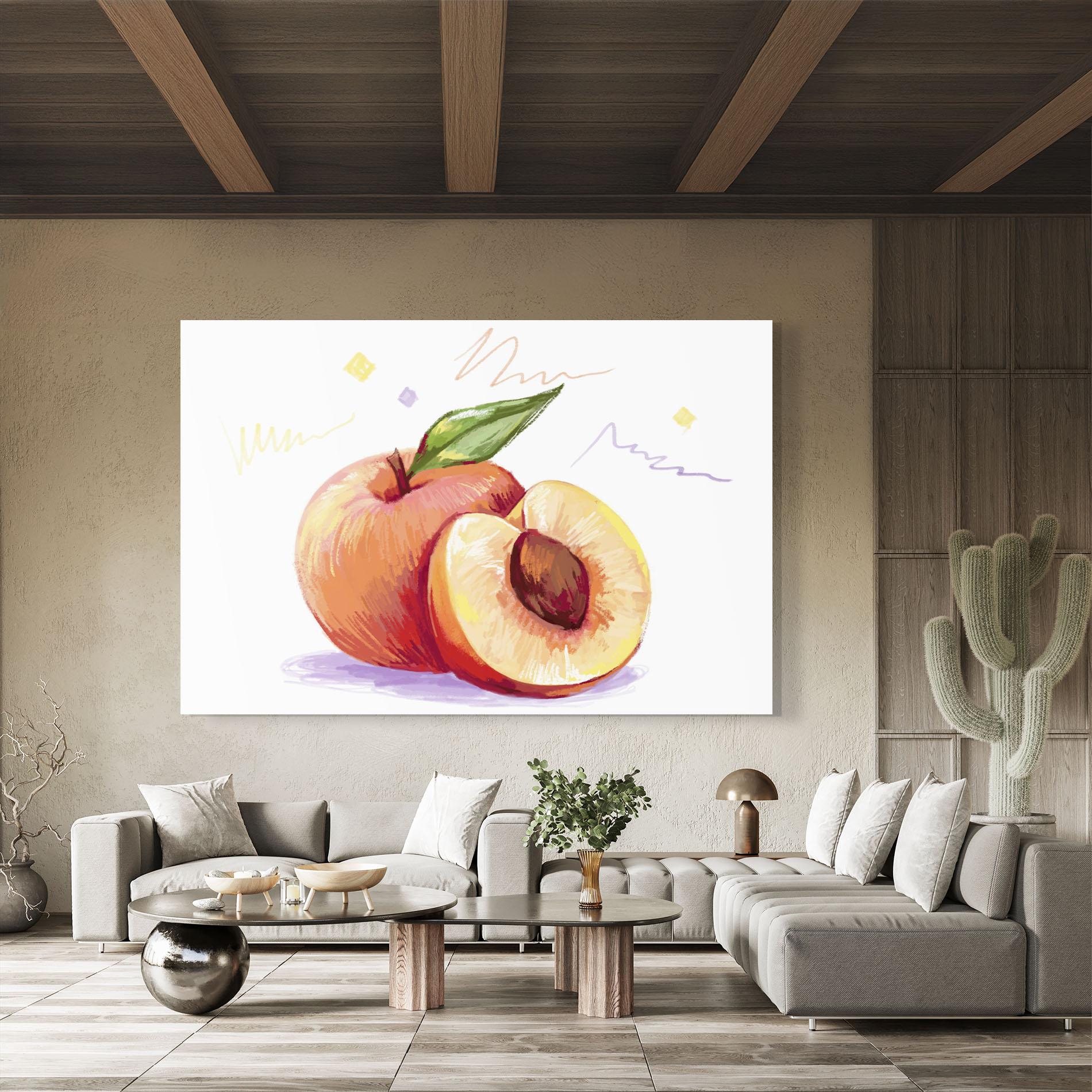 Obraz na Szkle Hand Drawn Fruit mockup 8