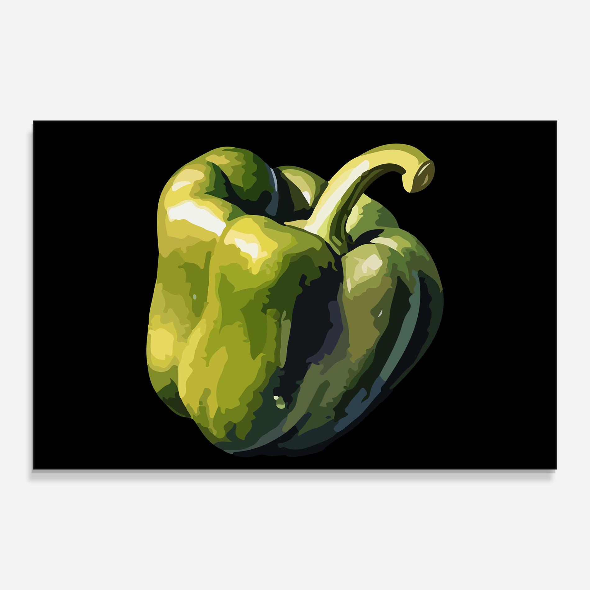Obraz na Szkle Cool Bellpepper mockup 0
